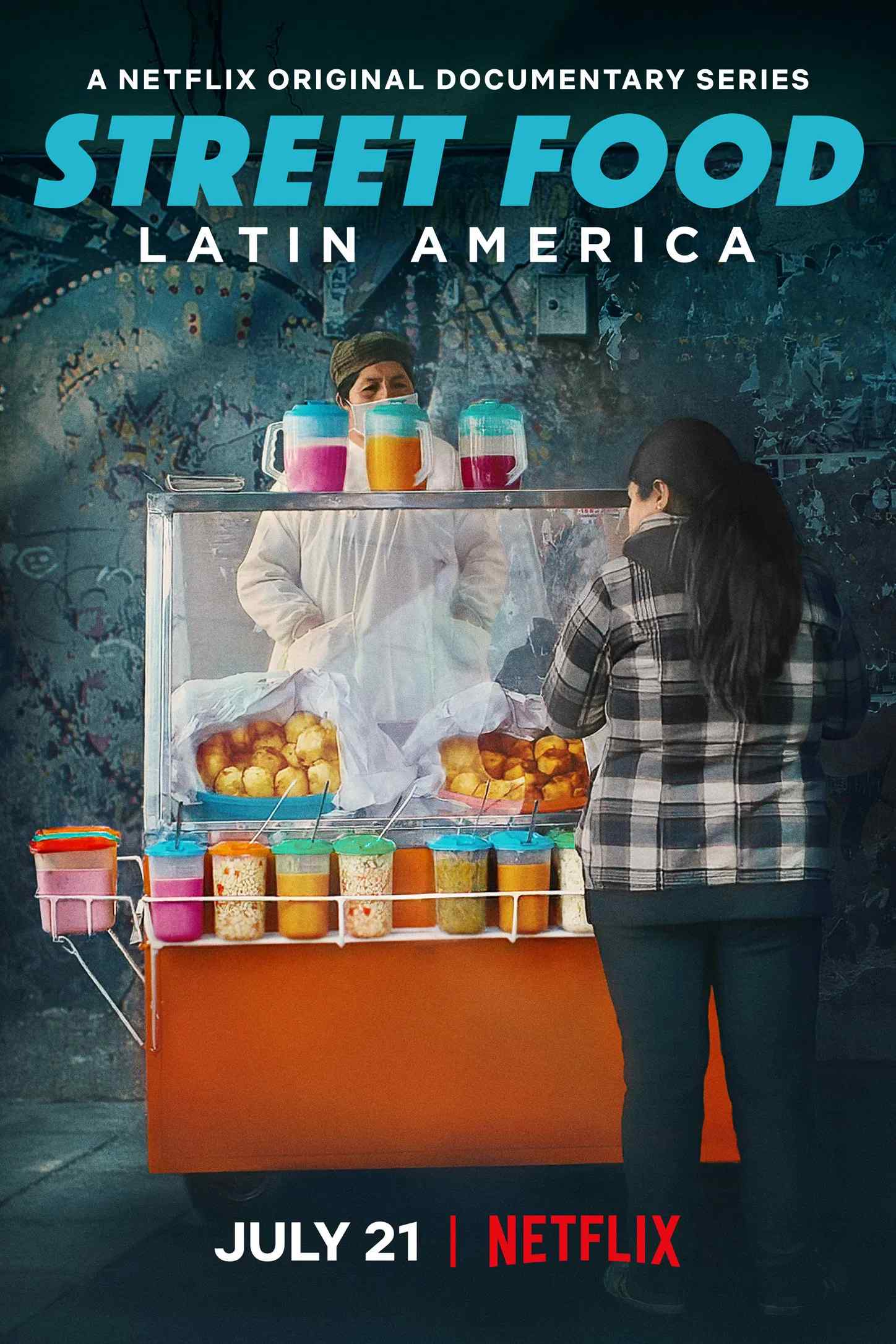 Poster chính thức của phim Phim Tài Liệu "Ẩm Thực Đường Phố: Mỹ Latinh" (Street Food: Latin America - 2020).
