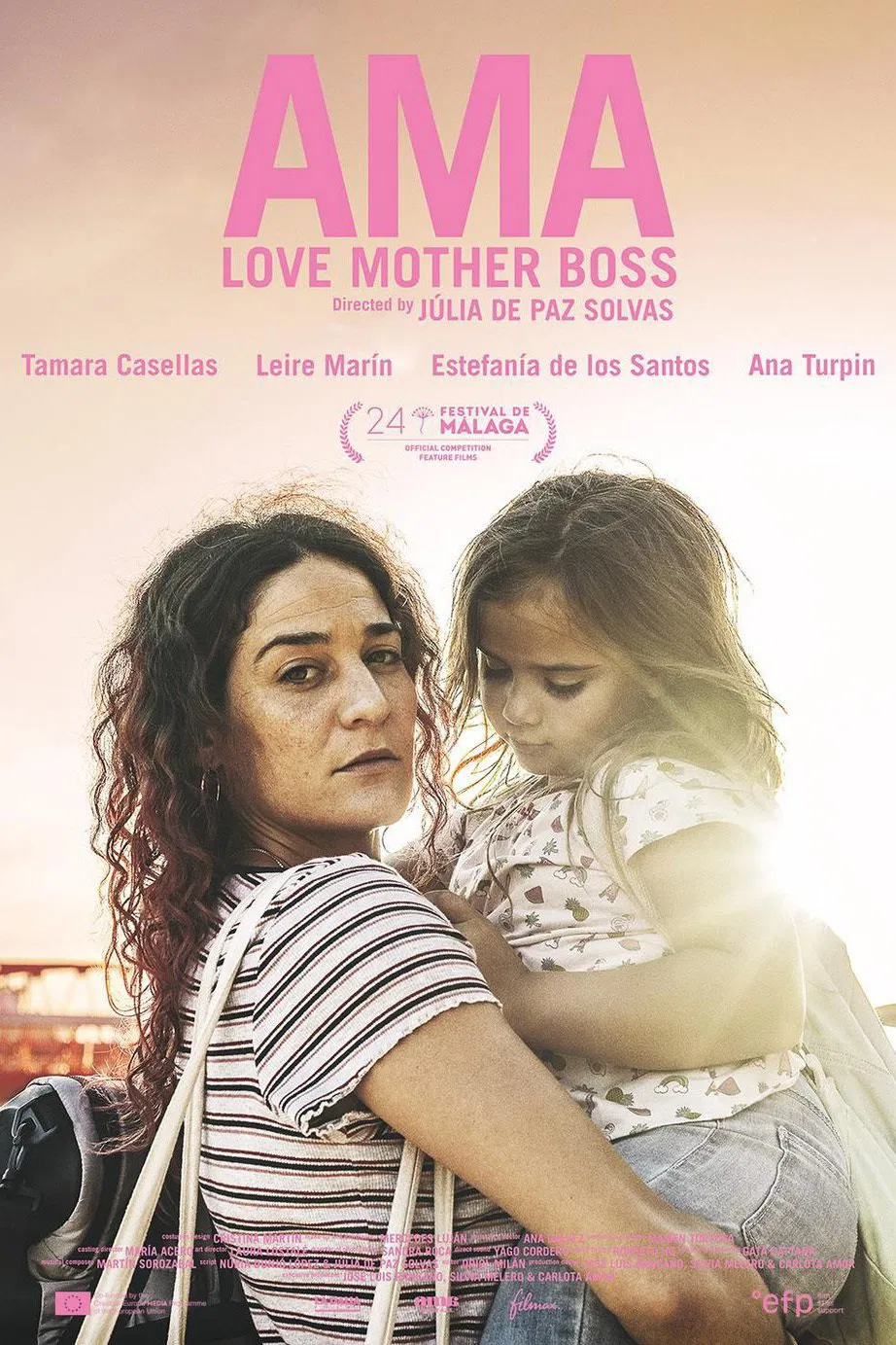 Poster chính thức của phim Phim Tâm Lý "Ama" (Ama - 2021), với sự tham gia của diễn viên Tamara Casellas và Leire Marín.