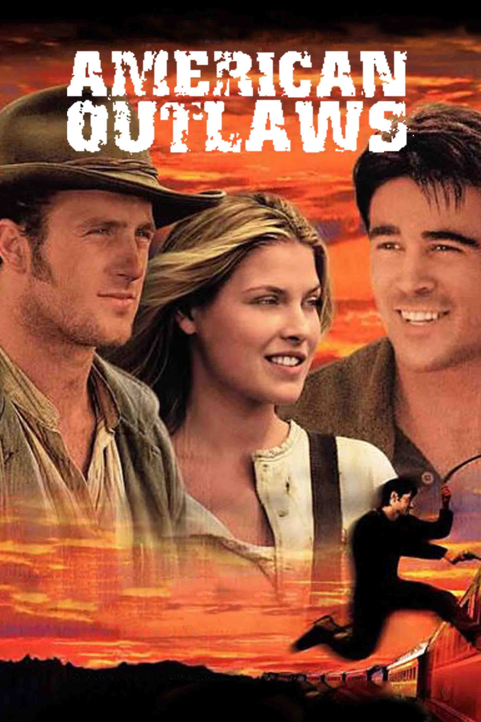 Poster chính thức của phim Phim Miền Tây, Phim Hành Động "American Outlaws: Ngoài Vòng Pháp Luật" (American Outlaws - 2001), với sự tham gia của diễn viên Colin Farrell và Scott Caan.