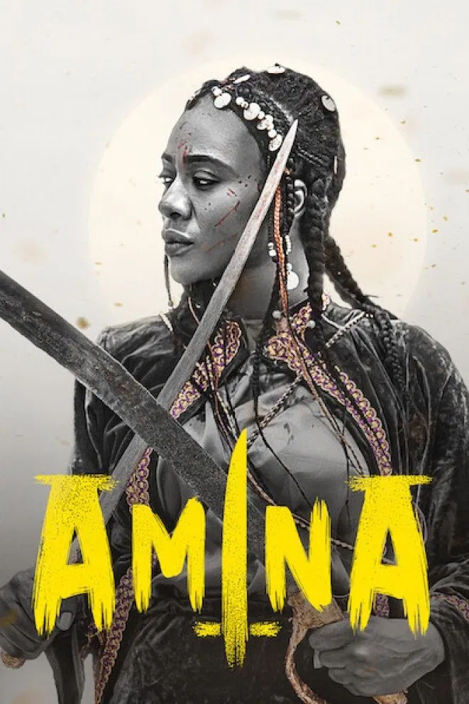 Poster chính thức của phim Phim Chiến Tranh, Phim Lịch Sử "Amina" (Amina - 2021), với sự tham gia của diễn viên Ali Nuhu.