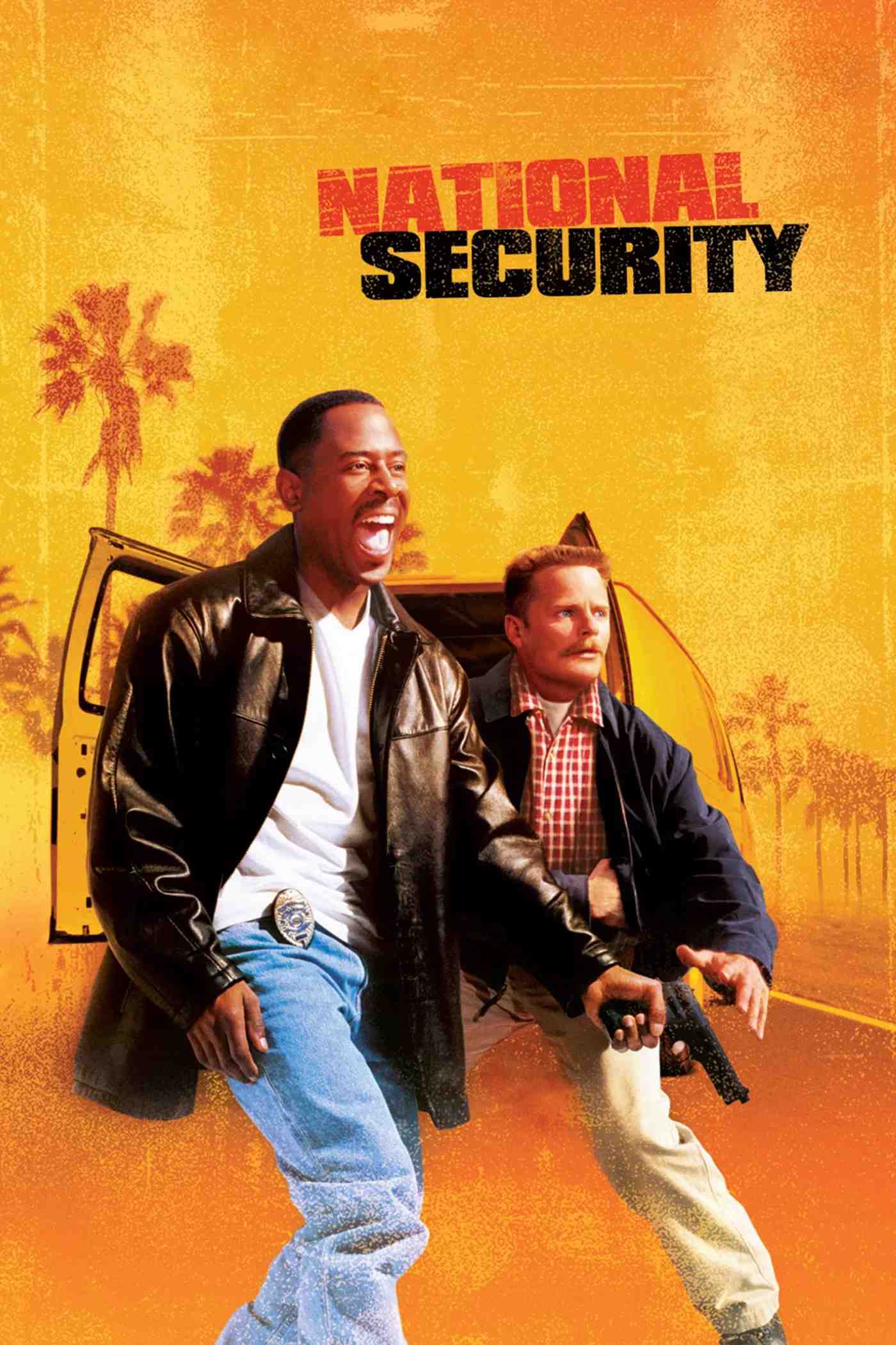 Poster chính thức của phim Phim Hành Động, Phim Hài "An Ninh Quốc Gia" (National Security - 2003), với sự tham gia của diễn viên Martin Lawrence và Steve Zahn.