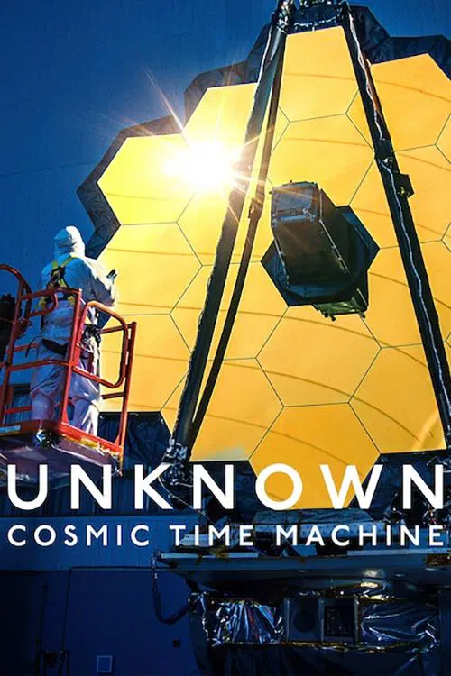Poster chính thức của phim Phim Tài Liệu "Ẩn Số Trái Đất: Máy Thời Gian Vũ Trụ" (Unknown: Cosmic Time Machine - 2023), với sự tham gia của diễn viên Joe Biden và Alyssa Pagan.