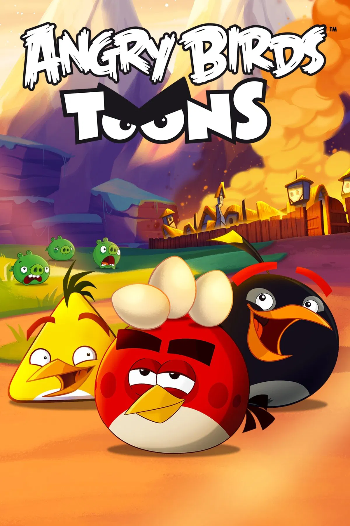 Poster chính thức của phim Phim Hoạt Hình, Phim Hành Động & Phiêu Lưu "Angry Birds (Phần 3)" (Angry Birds Toons - 2013), với sự tham gia của diễn viên Aku Laitinen.