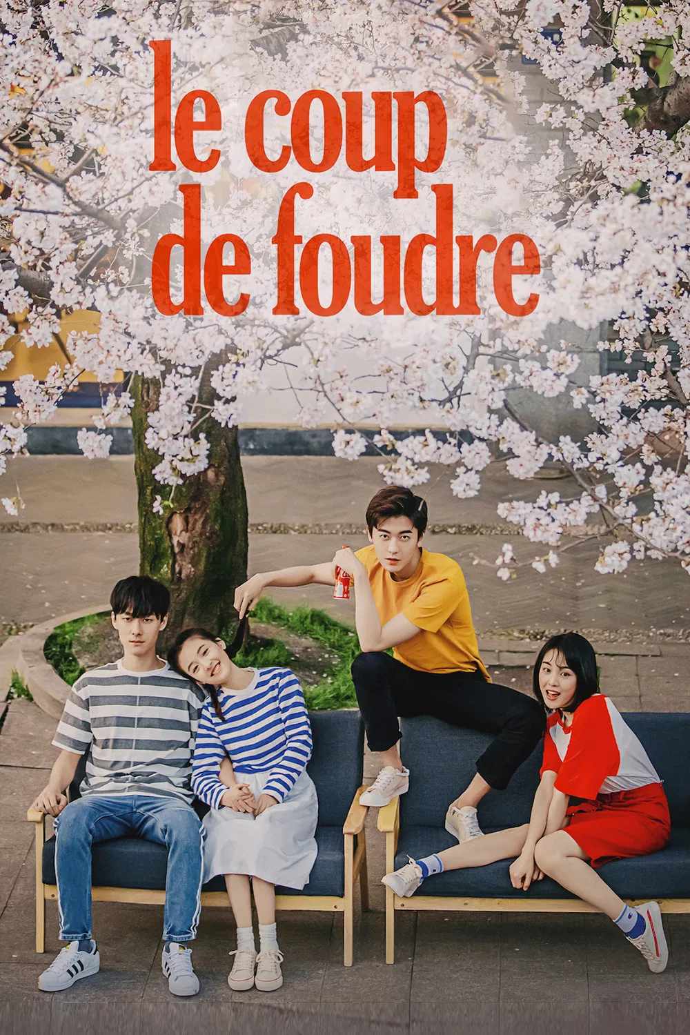 Poster chính thức của phim "Anh Chỉ Thích Em" (Le Coup de Foudre - 2019), với sự tham gia của diễn viên Ngô Thiến và Trương Vũ Kiếm.