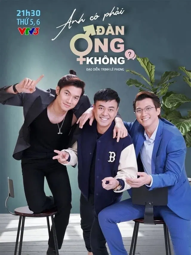Poster chính thức của phim Phim Gia Đình, Phim Tâm Lý "Anh Có Phải Đàn Ông Không" (So You Call Yourself a Man? - 2022), với sự tham gia của diễn viên Nhan Phúc Vinh và Tuấn Tú.