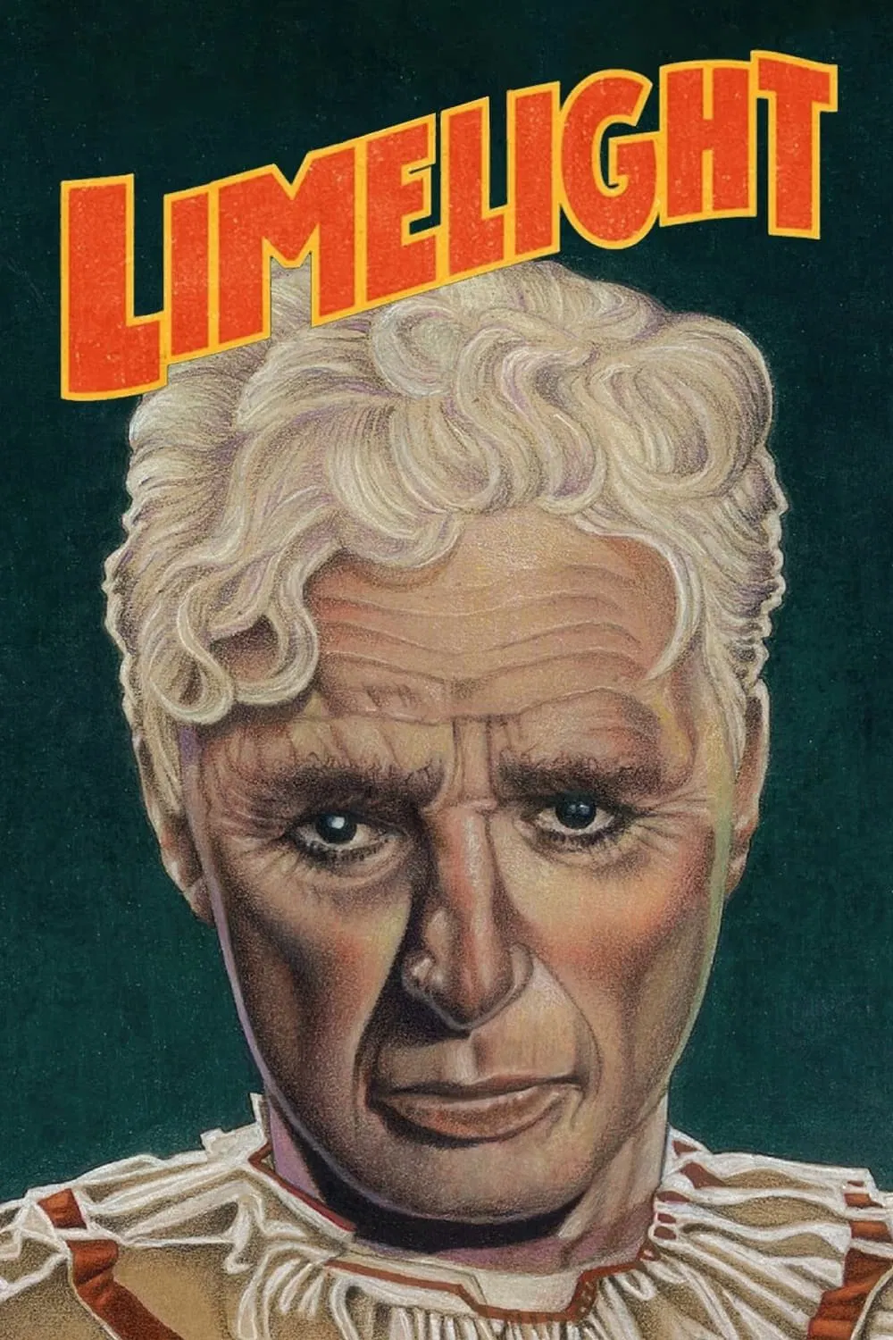 Poster chính thức của phim Phim Tình Cảm, Phim Tâm Lý "Ánh Đèn Sân Khấu" (Limelight - 1952), với sự tham gia của diễn viên Charlie Chaplin và Claire Bloom.