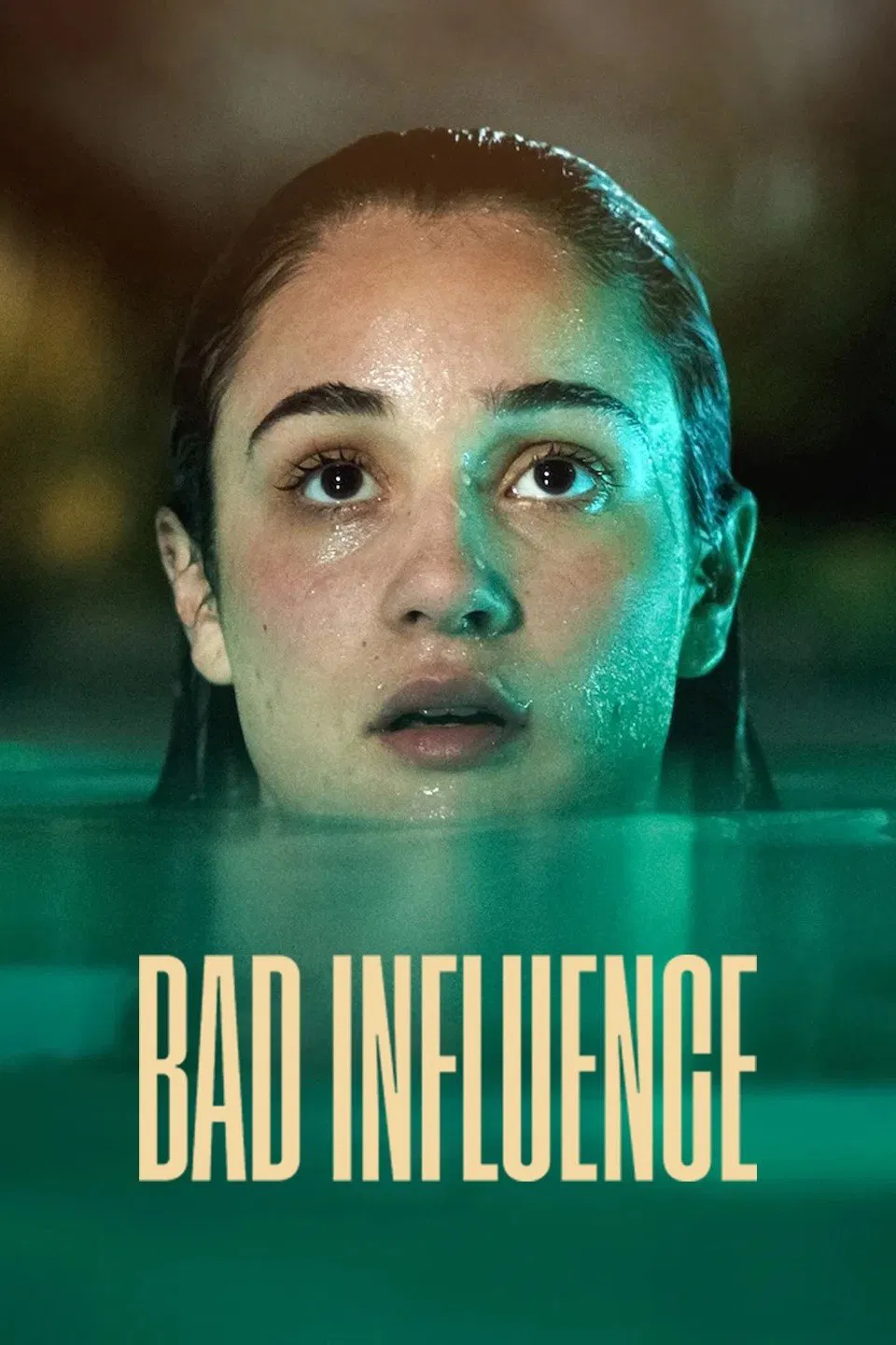 Poster chính thức của phim Phim Giật Gân, Phim Tâm Lý "Ảnh Hưởng Xấu" (Bad Influence - 2025), với sự tham gia của diễn viên Alberto Olmo và Eléa Rochera.
