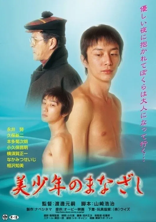 Poster chính thức của phim Phim Tâm Lý "Ánh nhìn của một chàng trai xinh đẹp" (The Gaze of a Beautiful Boy - 2003), với sự tham gia của diễn viên Shinji Kubo và Seiji Nakamitsu.