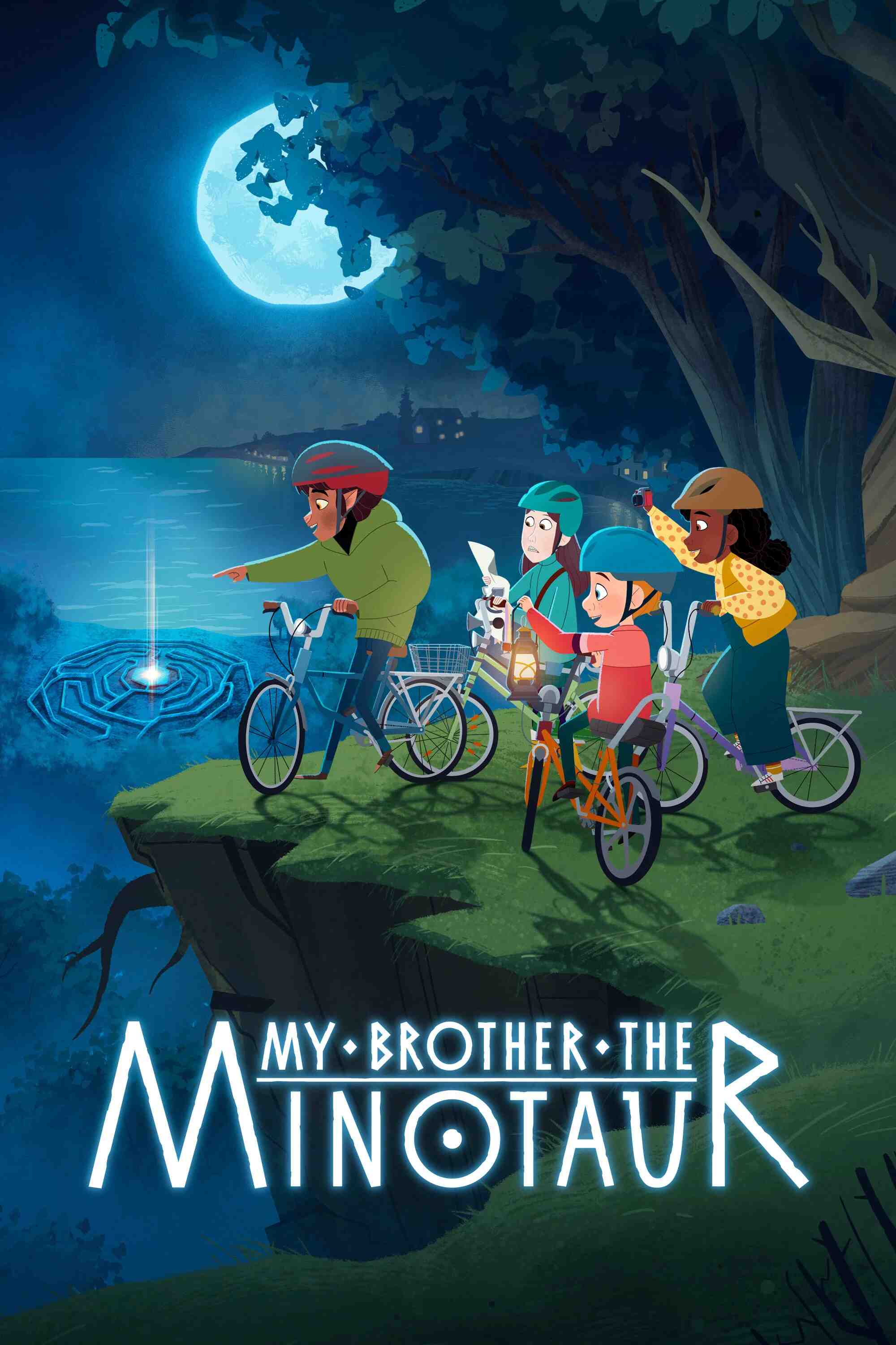 Poster chính thức của phim Phim Hoạt Hình, Phim Thiếu Nhi "Anh Trai Của Tôi Là Nhân Ngưu" (My Brother the Minotaur - 2026), với sự tham gia của diễn viên Ely Solan và Billy Jenkins.