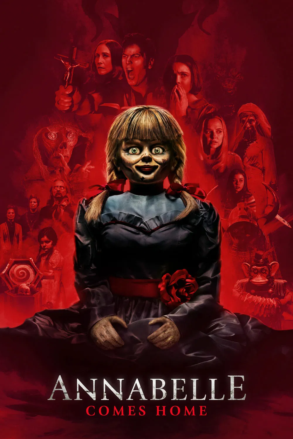 Poster chính thức của phim Phim Kinh Dị "Annabelle: Ác Quỷ Trở Về" (Annabelle Comes Home - 2019), với sự tham gia của diễn viên Mckenna Grace và Madison Iseman.