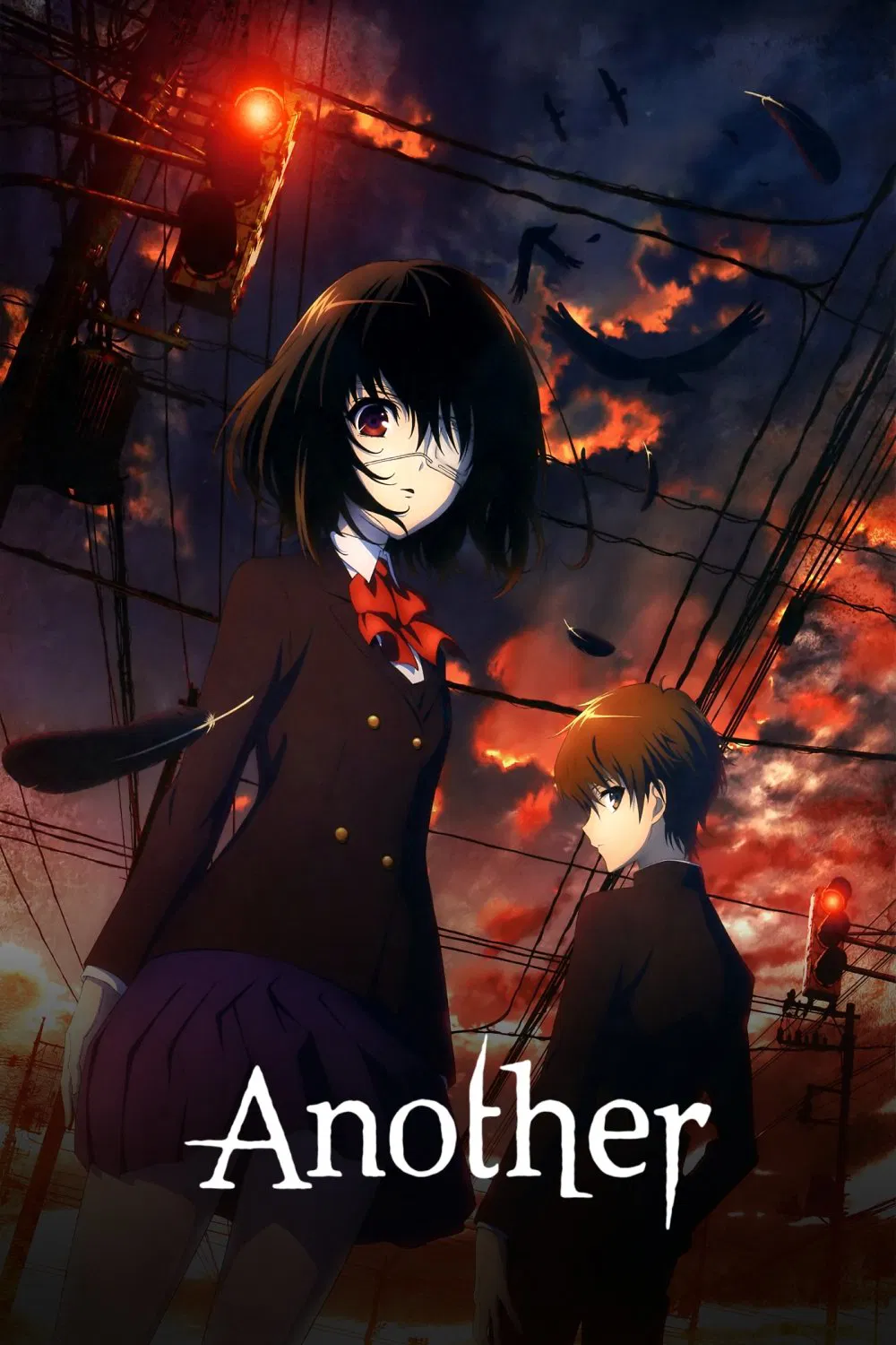 Poster chính thức của phim Phim Hoạt Hình, Phim Tâm Lý "Another" (Another - 2012), với sự tham gia của diễn viên Atsushi Abe và Natsumi Takamori.
