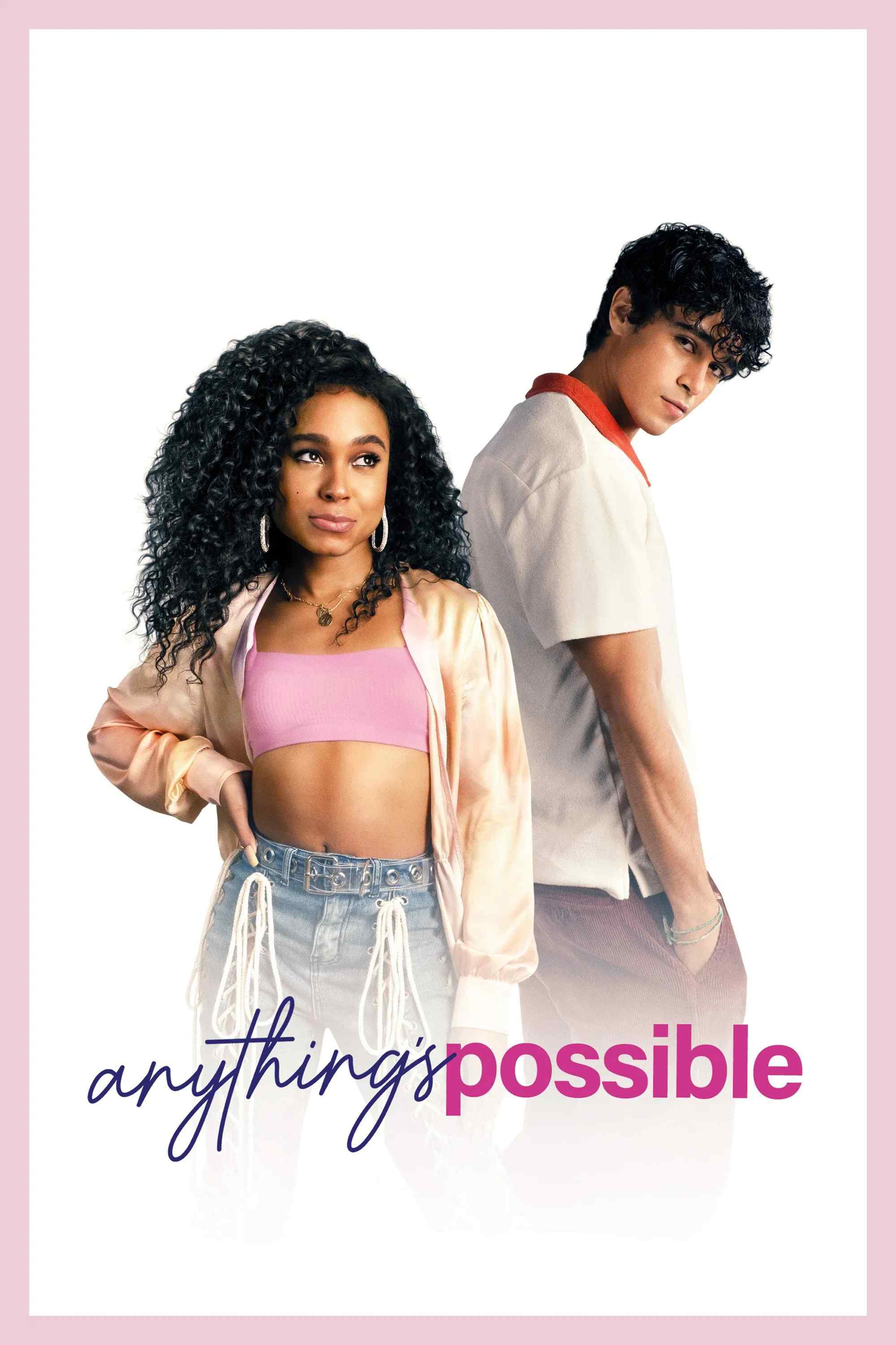 Poster chính thức của phim Phim Tình Cảm, Phim Hài "Anything's Possible" (Anything's Possible - 2022), với sự tham gia của diễn viên Eva Reign và Abubakr Ali.