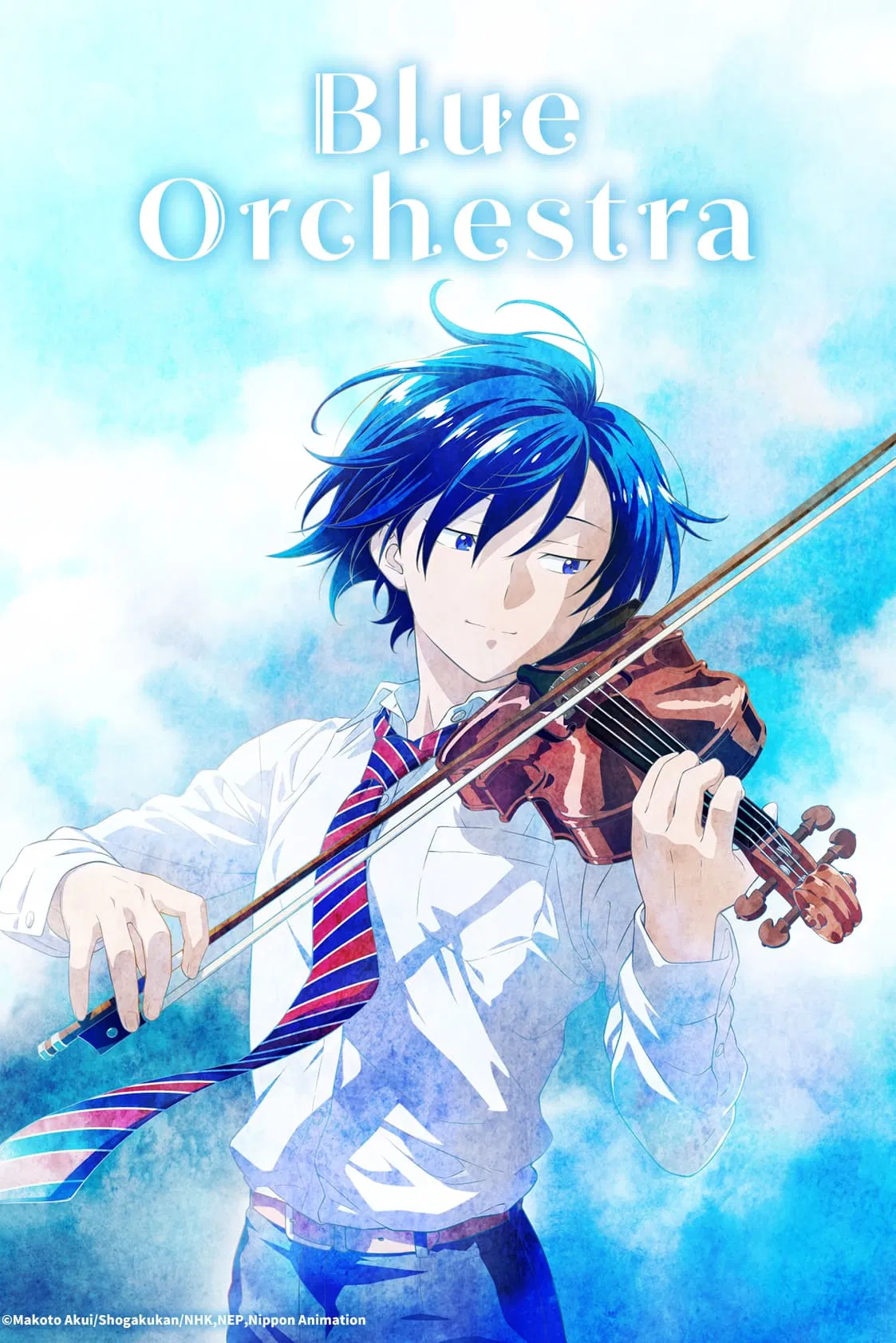 Poster chính thức của phim Phim Hoạt Hình, Phim Tâm Lý "Ao no Orchestra 2nd Season" (Blue Orchestra - 2023), với sự tham gia của diễn viên Shoya Chiba và Shimba Tsuchiya.
