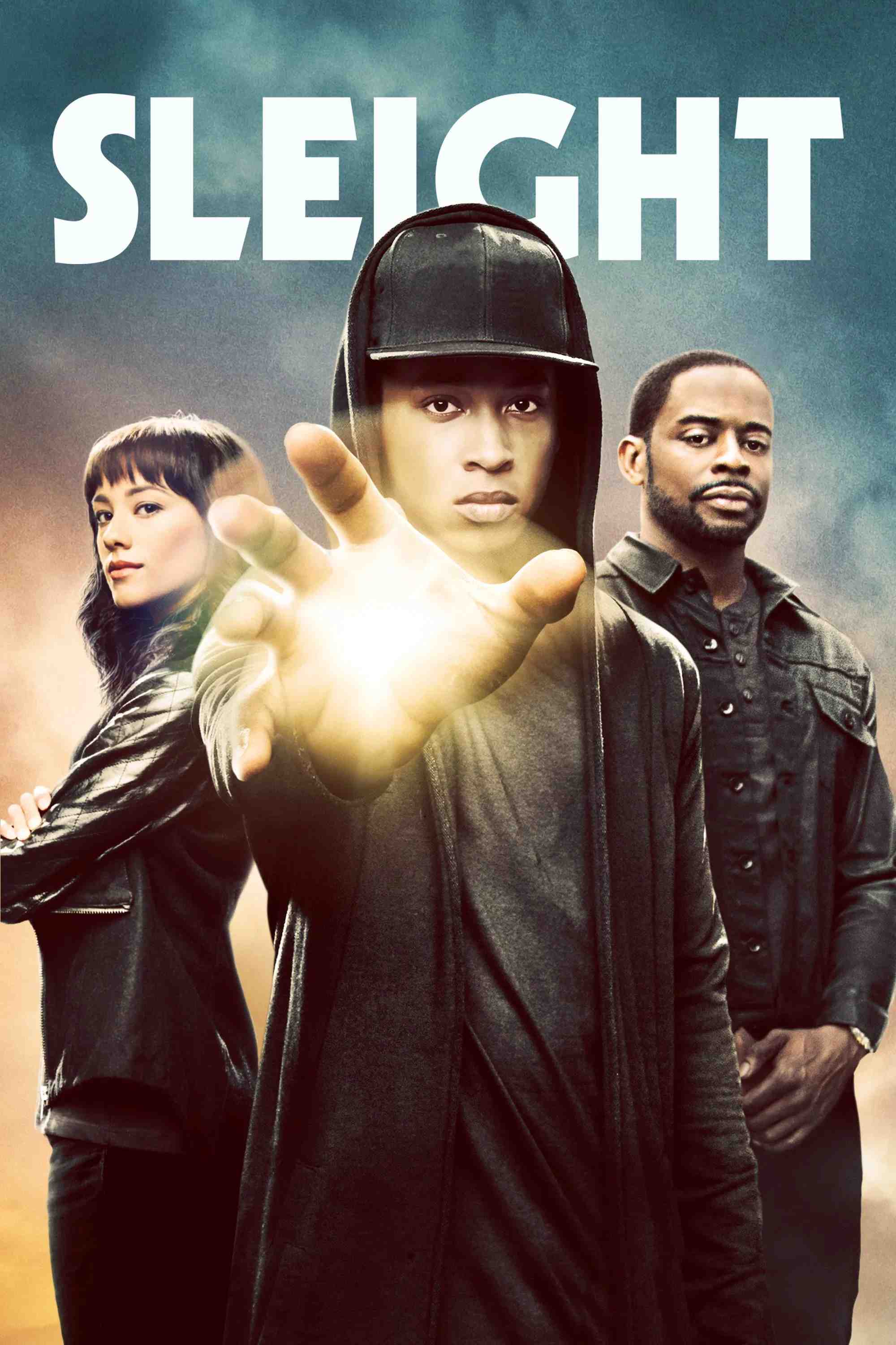 Poster chính thức của phim Phim Tâm Lý, Phim Giật Gân "Ảo thuật gia đường phố" (Sleight - 2016), với sự tham gia của diễn viên Jacob Latimore và Seychelle Gabriel.