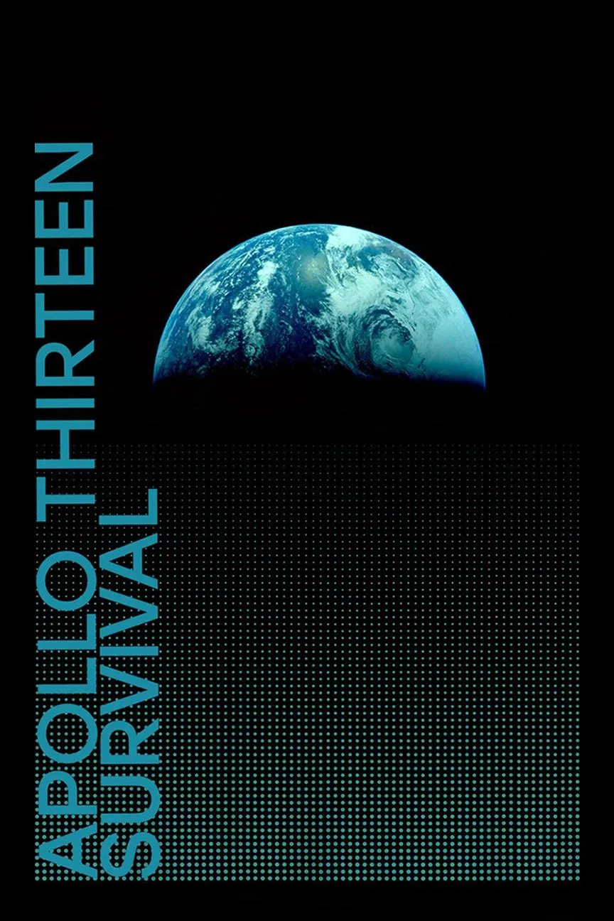 Poster chính thức của phim Phim Tài Liệu, Phim Lịch Sử "Apollo 13: Sống sót" (Apollo 13: Survival - 2024), với sự tham gia của diễn viên Jim Lovell và Walter Cronkite.