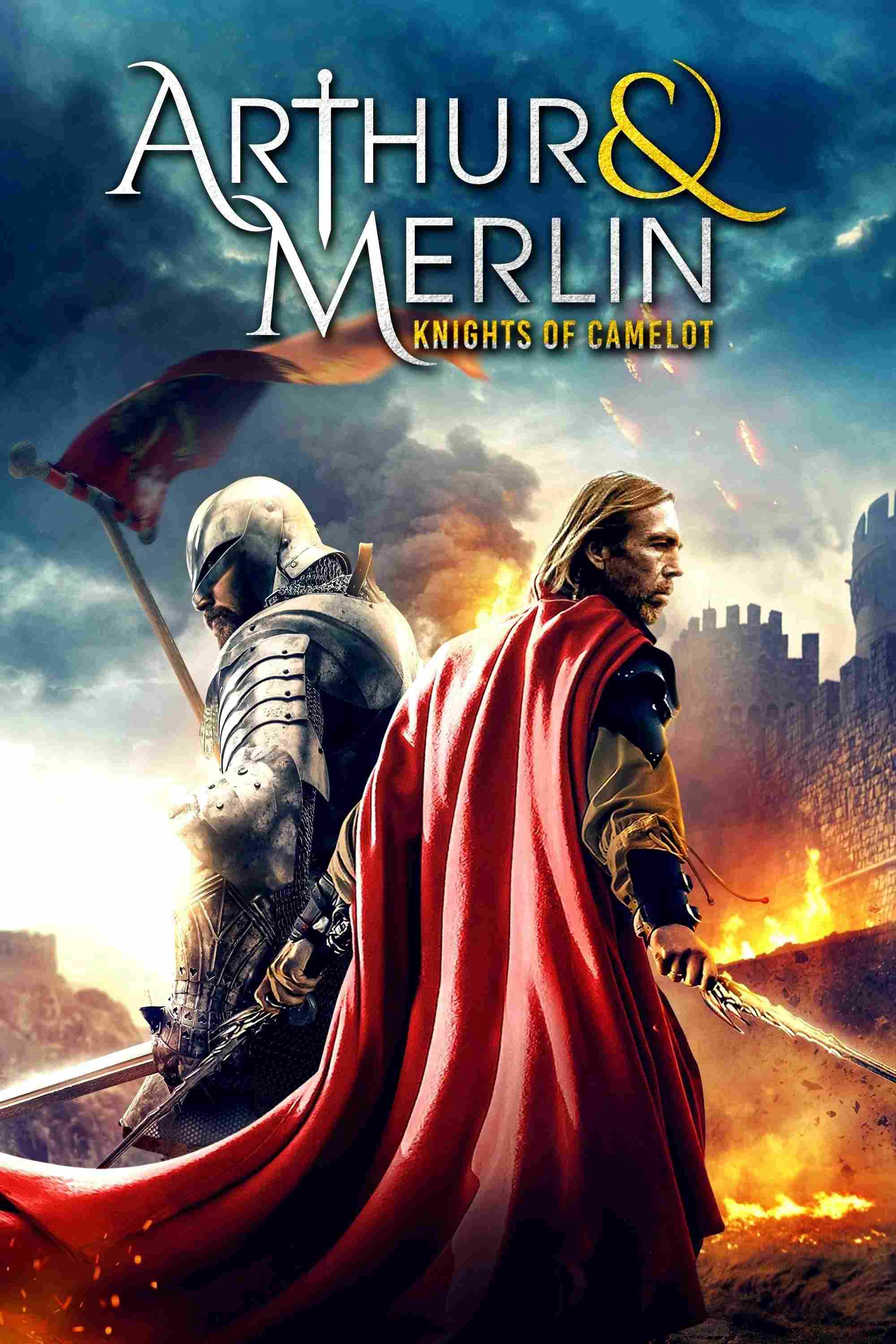Poster chính thức của phim Phim Phiêu Lưu, Phim Lịch Sử "Arthur & Merlin: Hiệp Sĩ Lạc Đà" (Arthur & Merlin: Knights of Camelot - 2020), với sự tham gia của diễn viên Richard Short và Joe Egan.