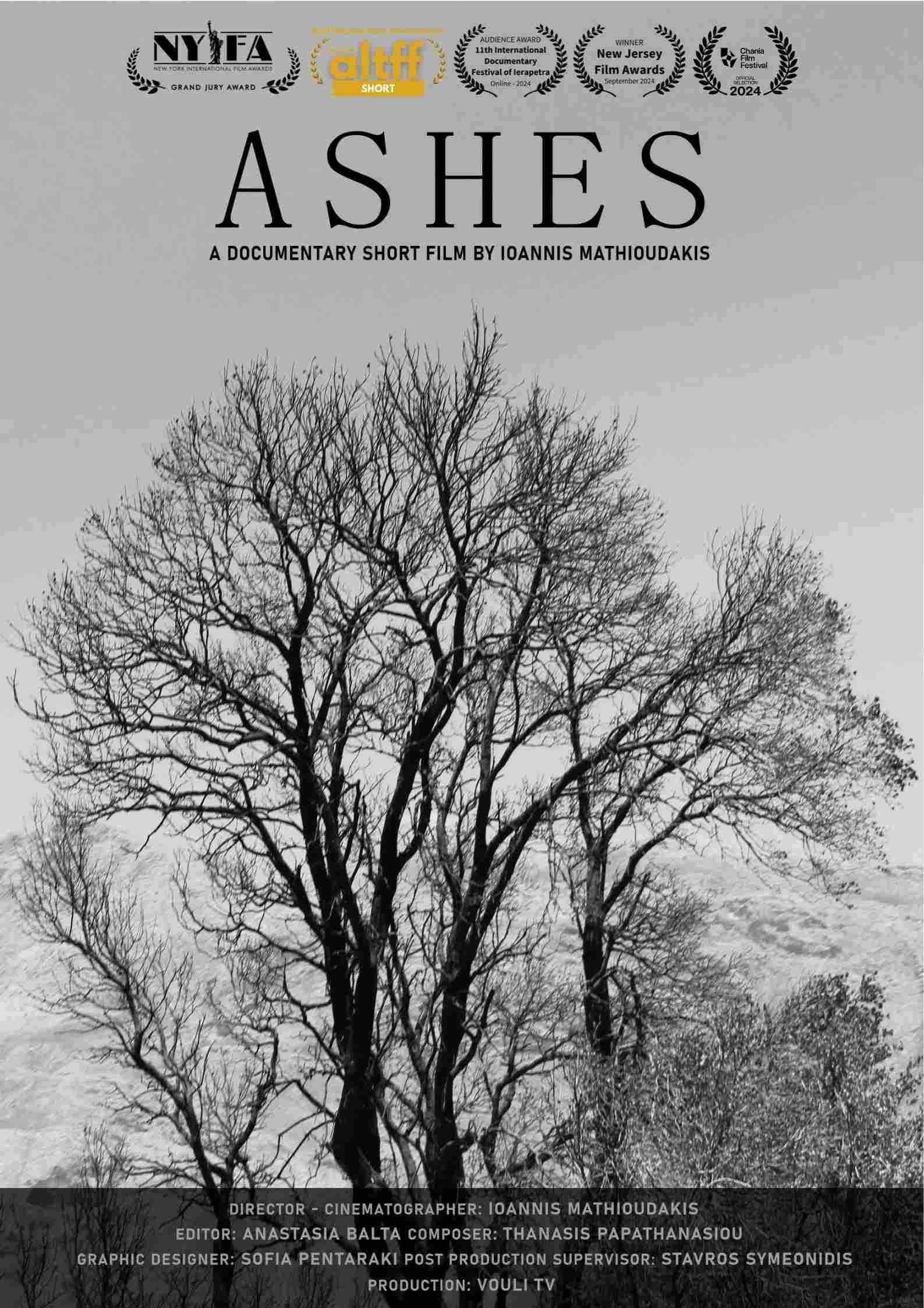 Poster chính thức của phim Phim Tài Liệu, Phim Truyền Hình "Ashes" (Ashes - 2024).