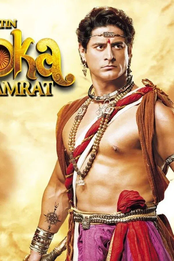 Poster chính thức của phim Phim Dài Tập "Ashoka Đại Đế (Chakravartin Ashoka Samrat)" (The Great Emperor Ashoka - 2015), với sự tham gia của diễn viên Soumya Seth và Siddharth Nigam.