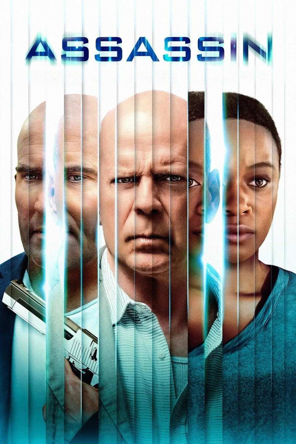 Poster chính thức của phim Phim Hành Động, Phim Giật Gân "Assassin" (Assassin - 2023), với sự tham gia của diễn viên Bruce Willis và Nomzamo Mbatha.