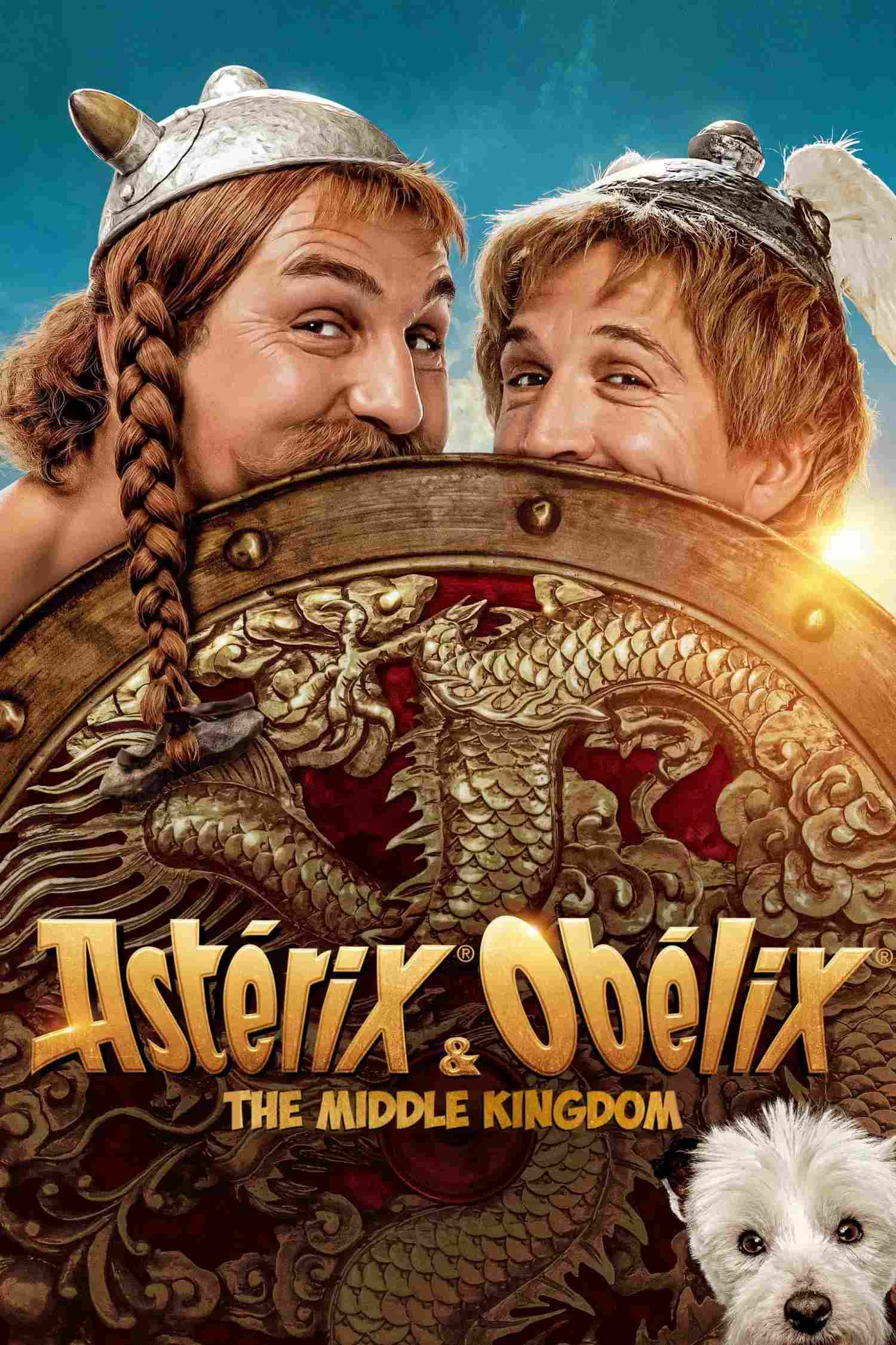 Poster chính thức của phim Phim Gia Đình, Phim Hài "Astérix và Obélix: Vương Quốc Trung Cổ" (Asterix & Obelix: The Middle Kingdom - 2023), với sự tham gia của diễn viên Guillaume Canet và Gilles Lellouche.