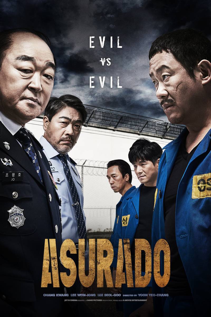Poster chính thức của phim Phim Hình Sự, Phim Hành Động "Asurado" (Asurado - 2021), với sự tham gia của diễn viên Lee Seol-gu và Jang Kwang.