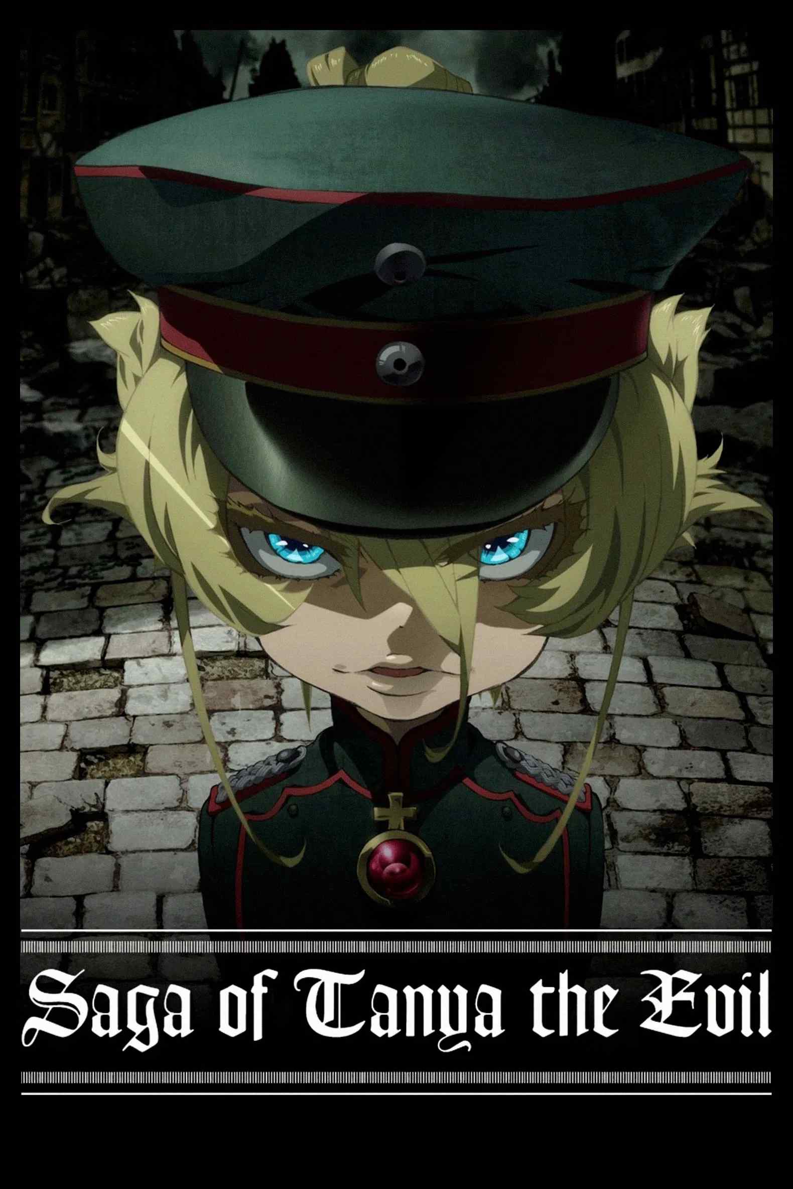 Poster chính thức của phim Phim Hoạt Hình, Phim Tâm Lý "Ấu Nữ Chiến Ký" (Saga of Tanya the Evil - 2017), với sự tham gia của diễn viên Aoi Yuuki và Saori Hayami.