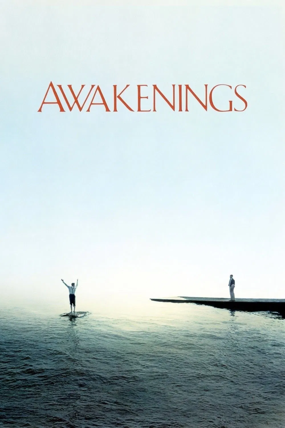 Poster chính thức của phim Phim Tâm Lý "Awakenings" (Awakenings - 1990), với sự tham gia của diễn viên Robert De Niro và Robin Williams.