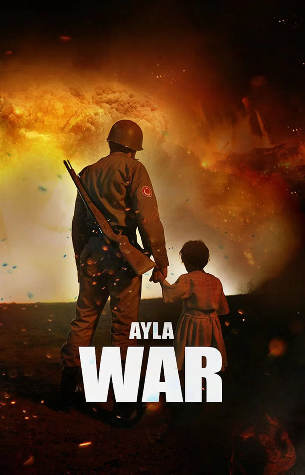Poster chính thức của phim Phim Tâm Lý, Phim Chiến Tranh "Ayla: Con Gái Của Chiến Tranh" (Ayla: The Daughter of War - 2017), với sự tham gia của diễn viên İsmail Hacıoğlu và Kim Seol.