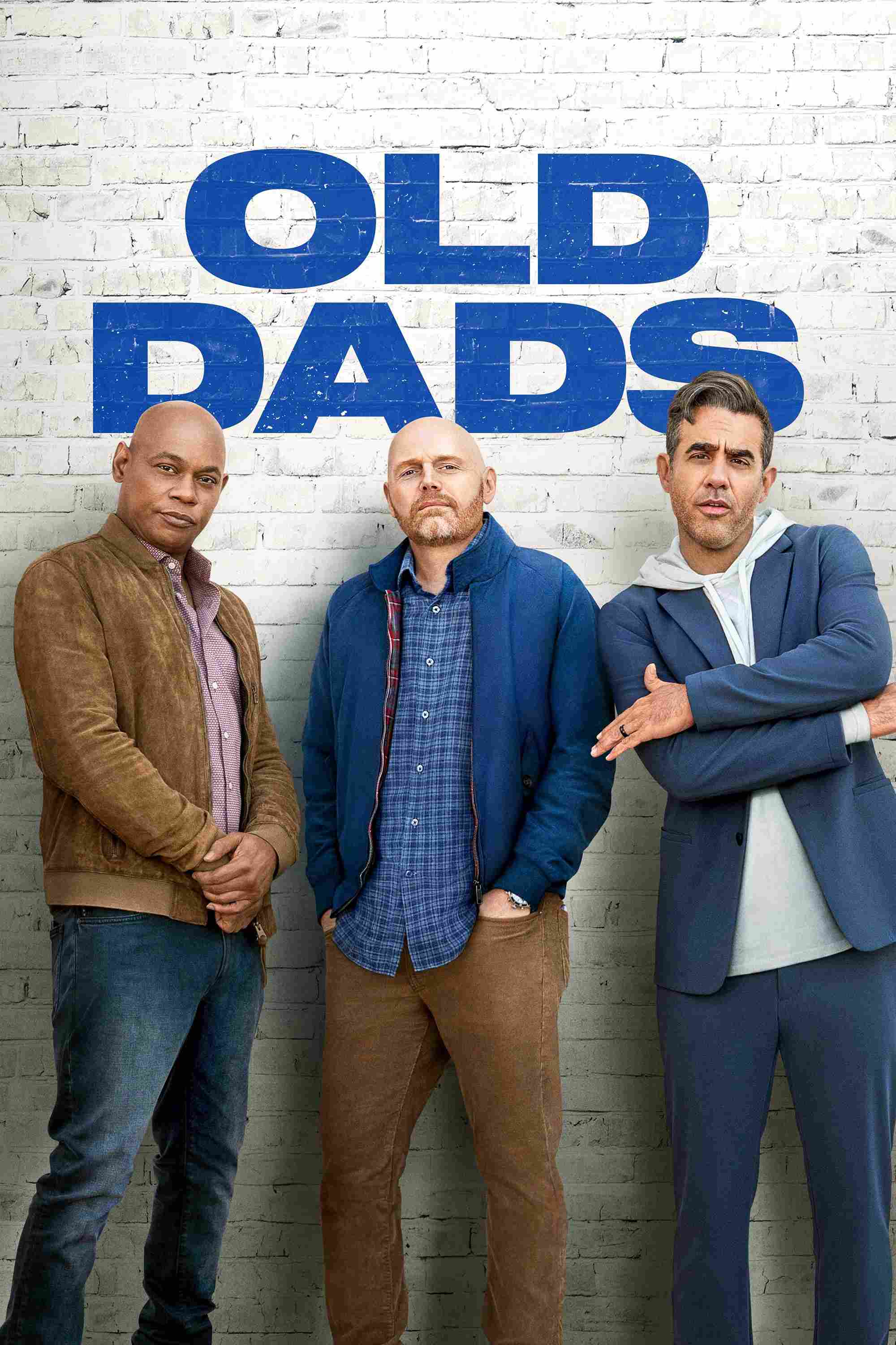 Poster chính thức của phim Phim Hài "Ba Ông Bố Lạc Hậu" (Old Dads - 2023), với sự tham gia của diễn viên Bill Burr và Bobby Cannavale.