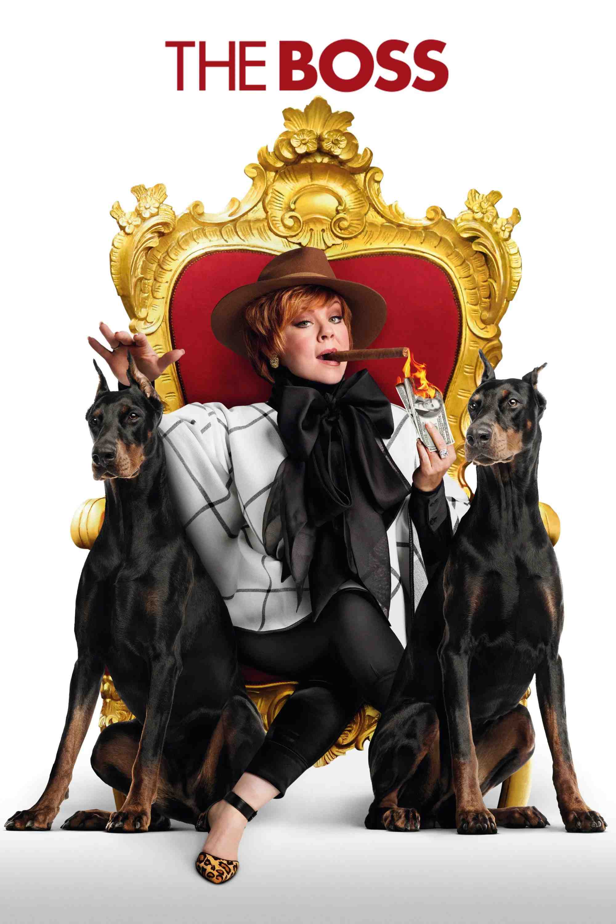 Poster chính thức của phim Phim Hài "Bà Sếp" (The Boss - 2016), với sự tham gia của diễn viên Melissa McCarthy và Kristen Bell.