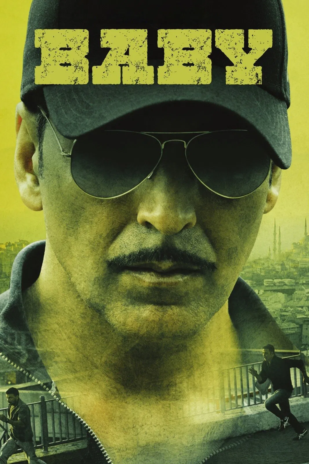 Poster chính thức của phim Phim Hành Động, Phim Giật Gân "Baby" (Baby - 2015), với sự tham gia của diễn viên Akshay Kumar và Anupam Kher.