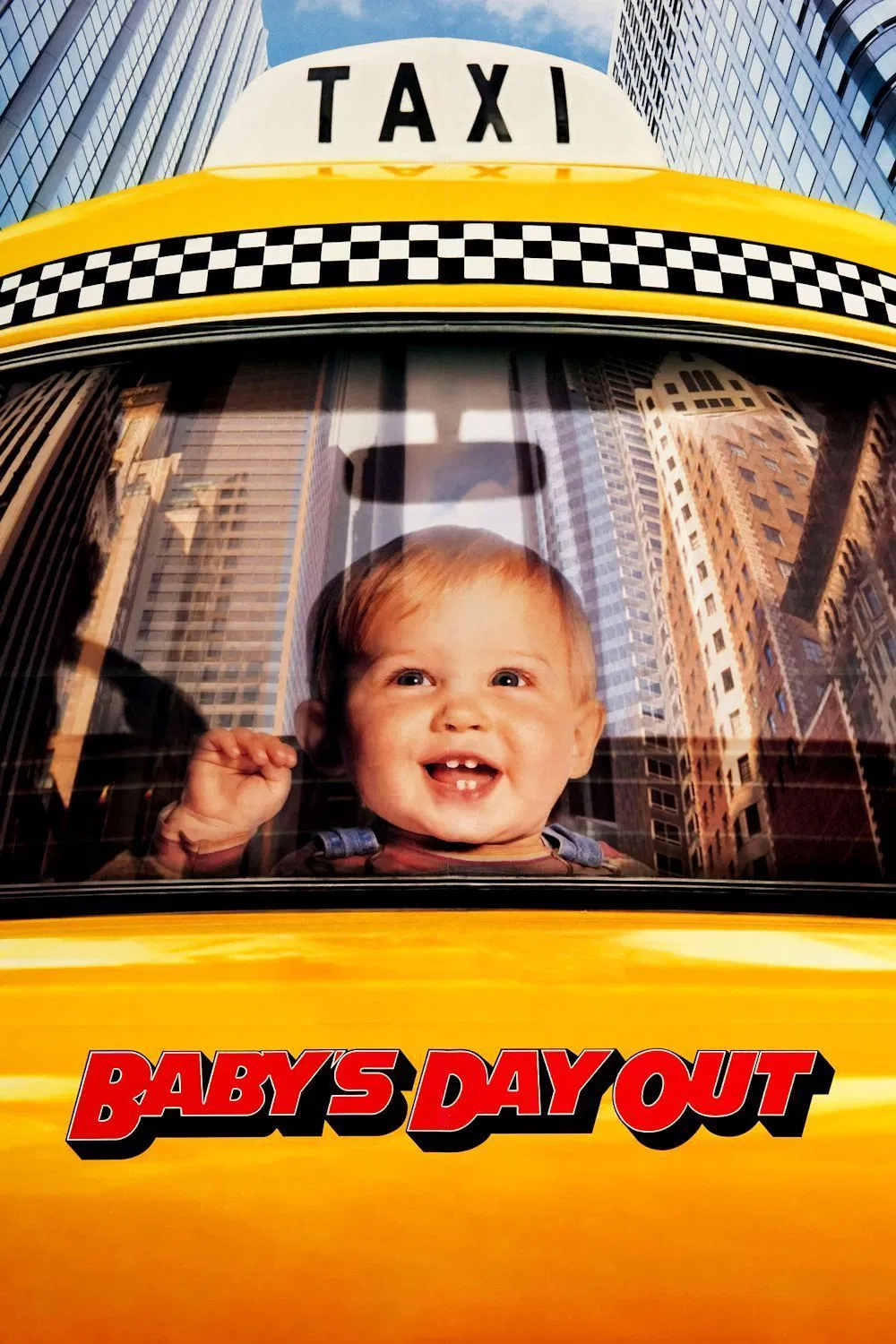 Poster chính thức của phim Phim Hài, Phim Phiêu Lưu "Baby's Day Out" (Baby's Day Out - 1994), với sự tham gia của diễn viên Joe Mantegna và Lara Flynn Boyle.