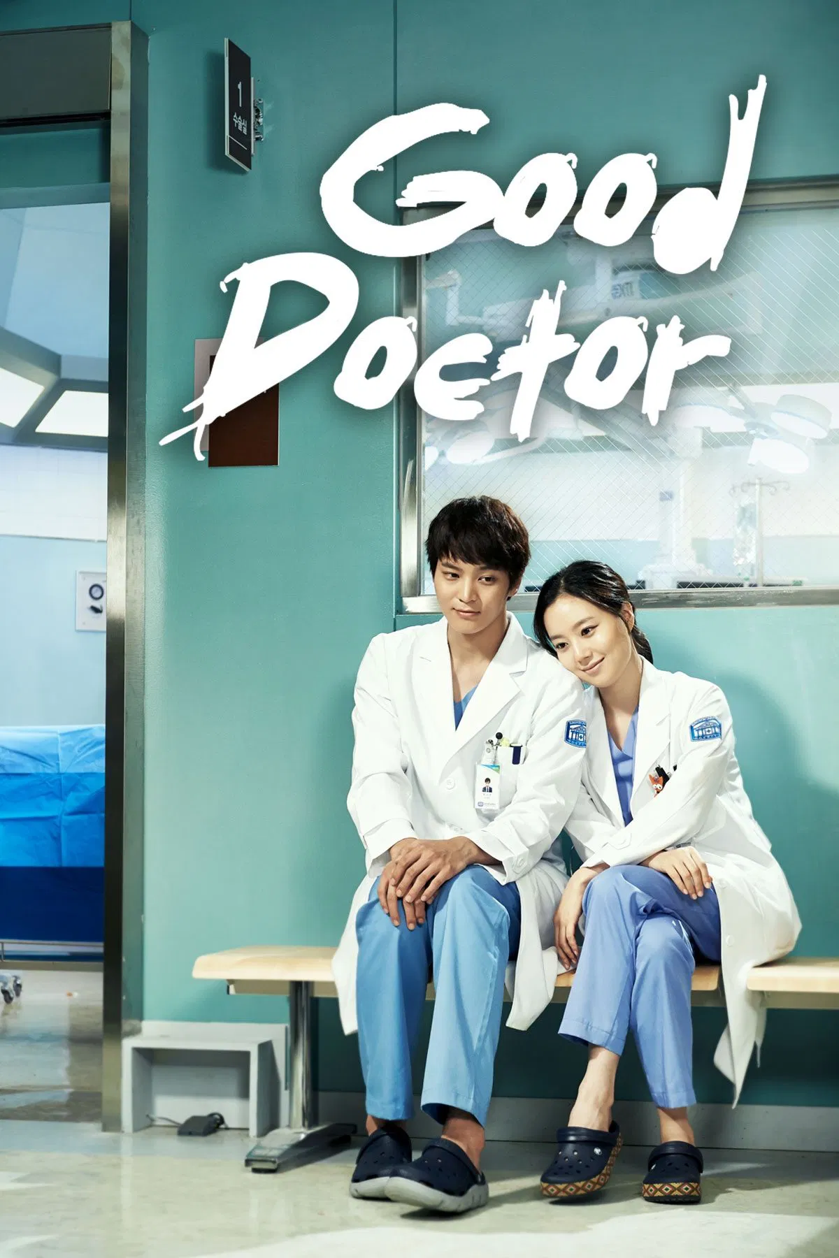 Poster chính thức của phim Phim Tâm Lý "Bác sĩ nhân ái" (Good Doctor - 2013), với sự tham gia của diễn viên Joo Won và Moon Chae-won.