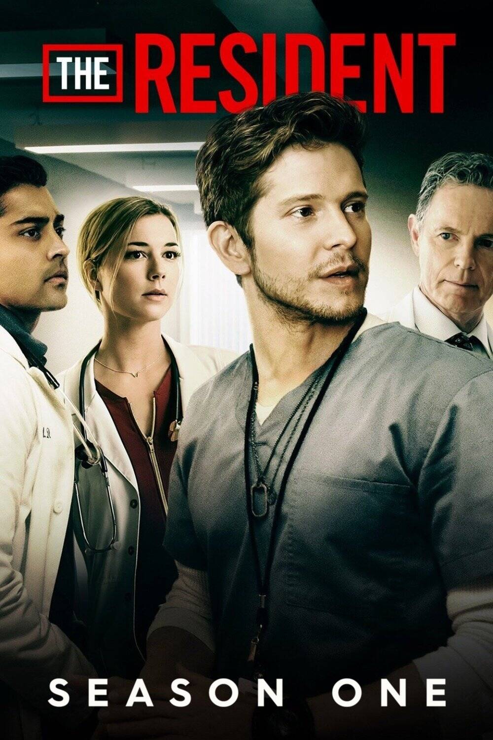 Poster chính thức của phim Phim Tâm Lý "Bác Sĩ Nội Trú (Phần 1)" (The Resident - 2018), với sự tham gia của diễn viên Matt Czuchry và Manish Dayal.