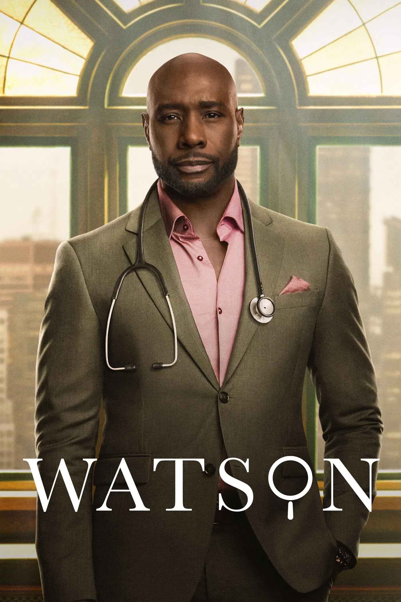 Poster chính thức của phim Phim Tâm Lý, Phim Bí Ẩn "Bác Sĩ Watson (Phần 1)" (Watson - 2025), với sự tham gia của diễn viên Morris Chestnut.