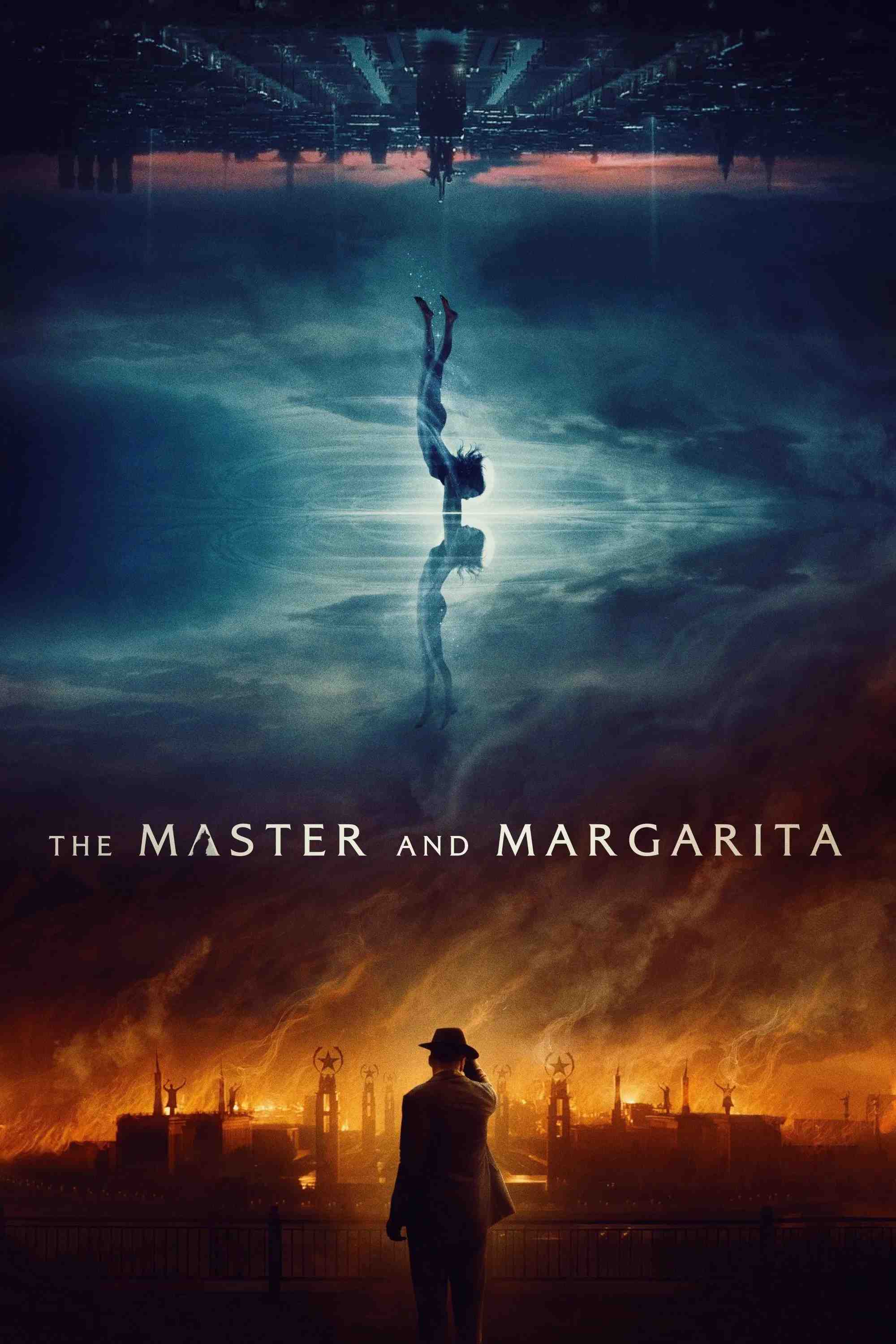 Poster chính thức của phim Phim Giả Tượng, Phim Tâm Lý "Bậc Thầy Và Margarita" (The Master and Margarita - 2024), với sự tham gia của diễn viên Evgeny Tsyganov và Yuliya Snigir.