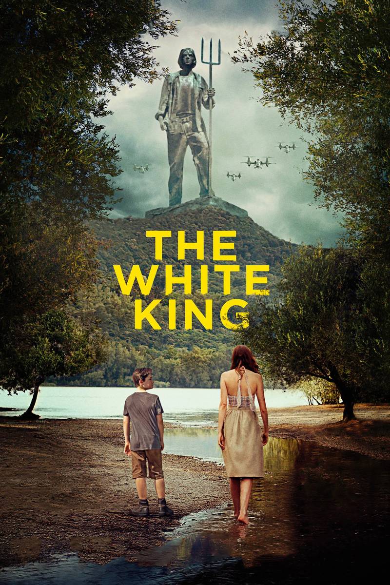 Poster chính thức của phim Phim Tâm Lý, Phim Viễn Tưởng "Bạch Vương" (The White King - 2016), với sự tham gia của diễn viên Lorenzo Allchurch và Agyness Deyn.