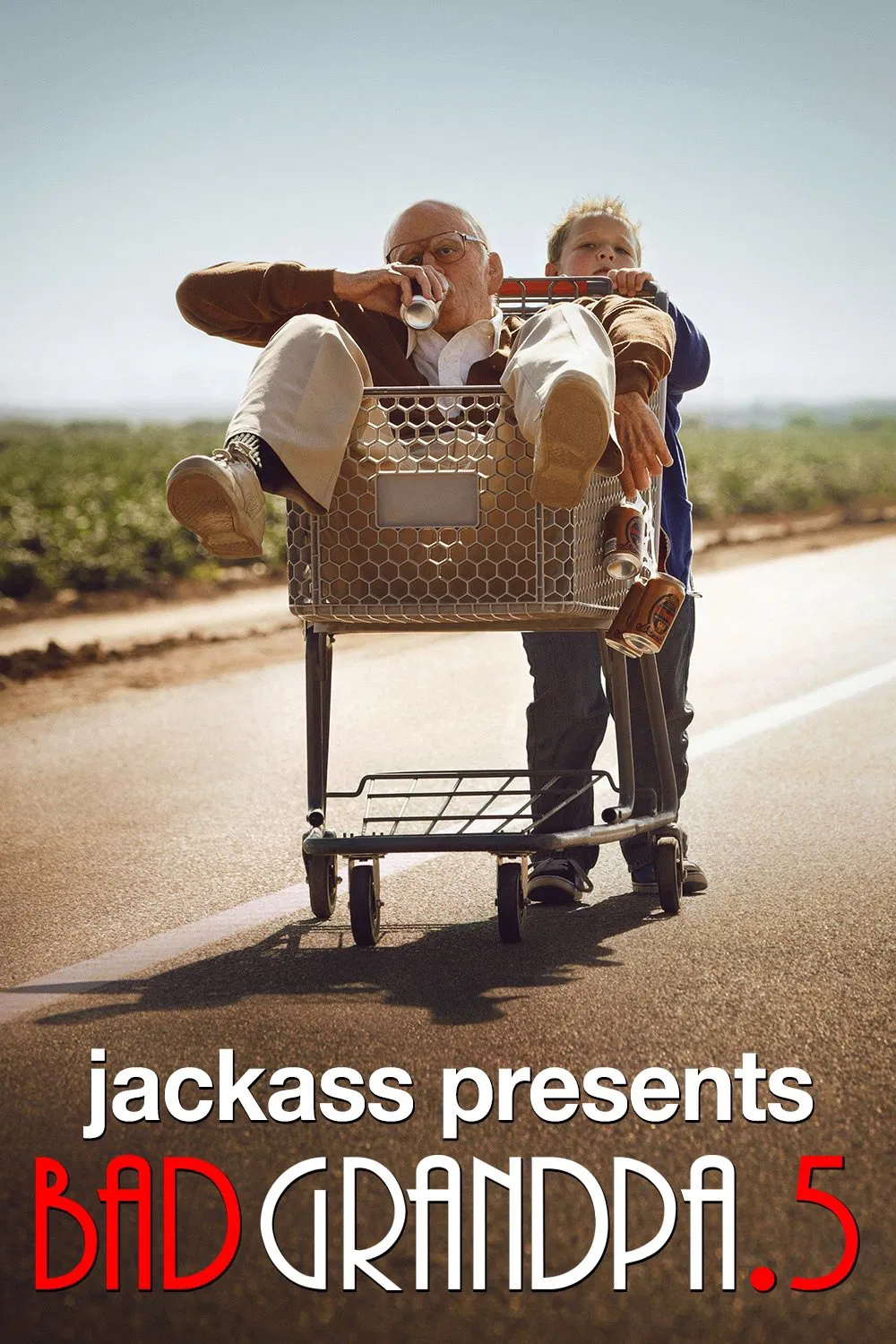Poster chính thức của phim Phim Hài "Bad Grandpa .5" (Jackass Presents: Bad Grandpa .5 - 2014), với sự tham gia của diễn viên Johnny Knoxville và Spike Jonze.