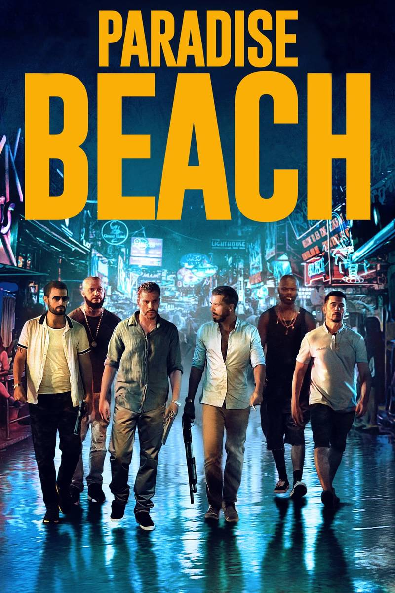 Poster chính thức của phim Phim Hành Động, Phim Giật Gân "Bãi Biển Paradise" (Paradise Beach - 2019), với sự tham gia của diễn viên Sami Bouajila và Tewfik Jallab.