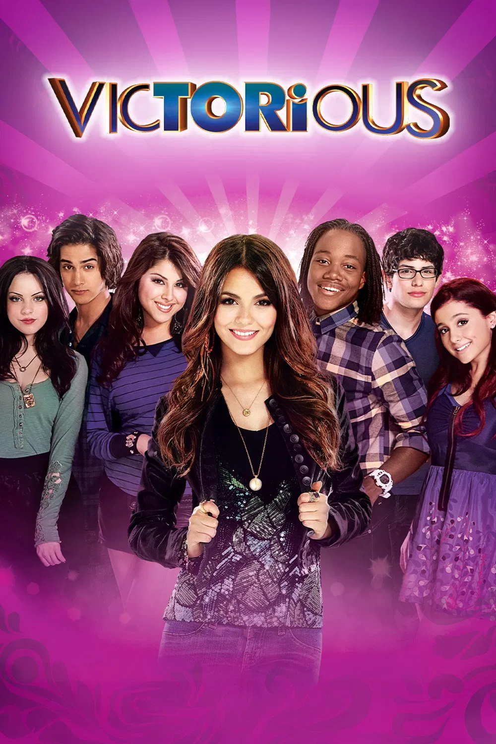 Poster chính thức của phim Phim Hài, Phim Thiếu Nhi "Bài Ca Chiến Thắng (Phần 2)" (Victorious - 2010), với sự tham gia của diễn viên Victoria Justice và Leon Thomas III.