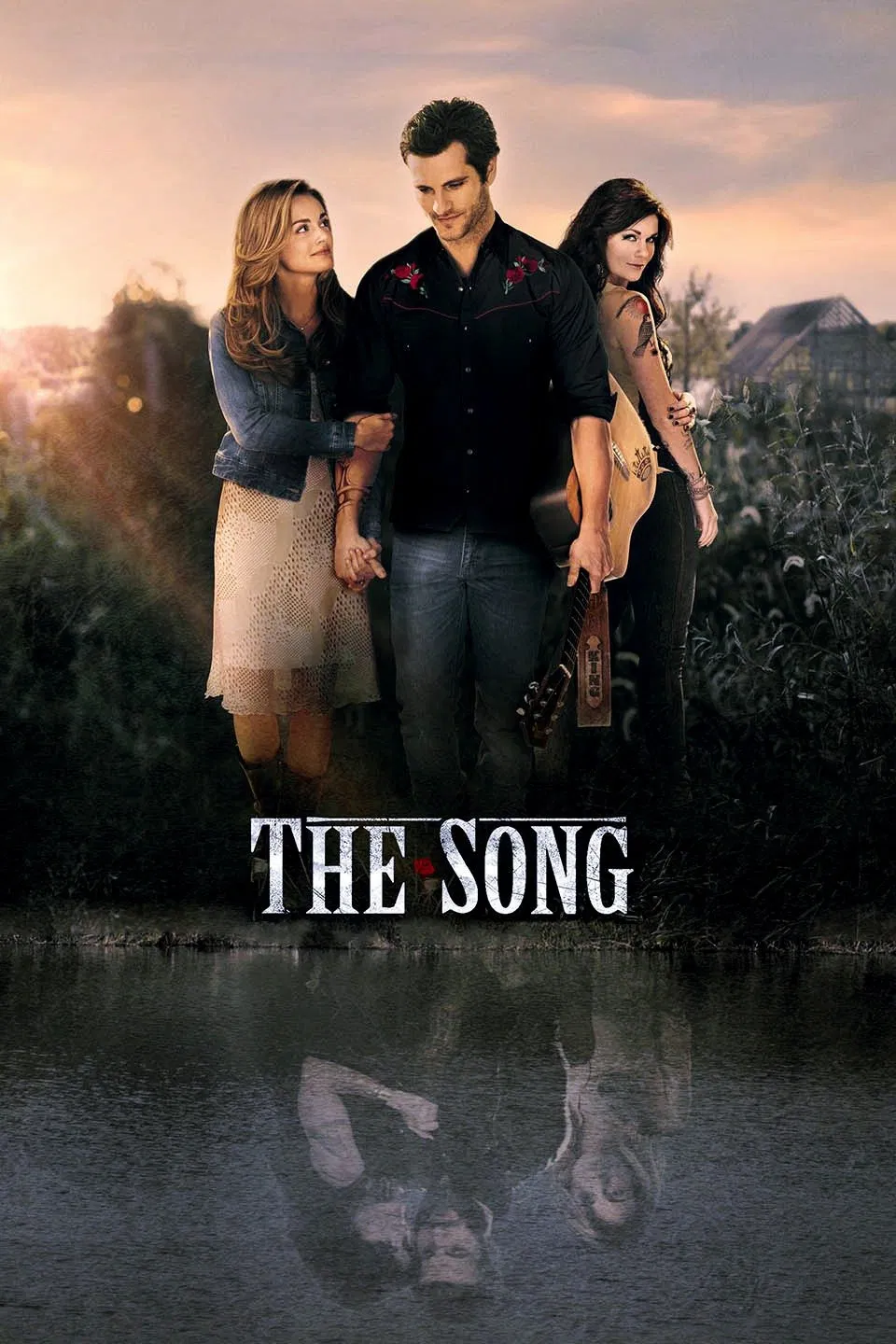 Poster chính thức của phim Phim Ca Nhạc, Phim Tình Cảm "Bài hát đôi ta" (The Song - 2014), với sự tham gia của diễn viên Alan Powell và Ali Faulkner.