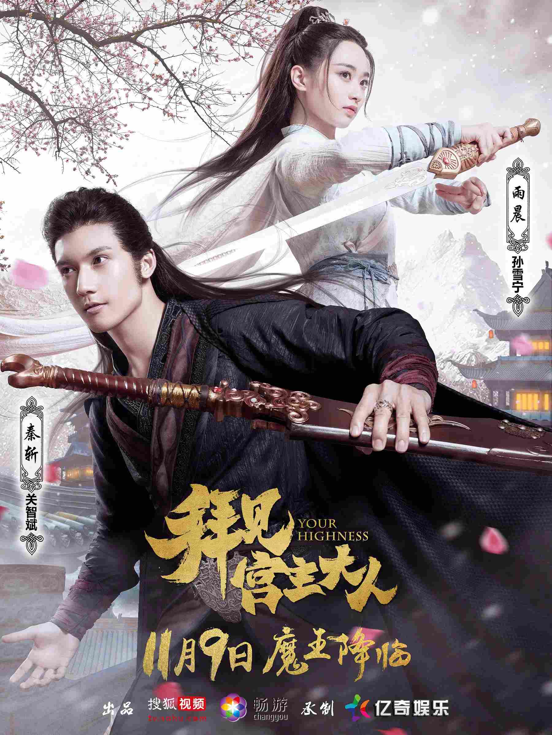 Poster chính thức của phim Phim Tâm Lý, Phim Hài "Bái Kiến Cung Chủ Đại Nhân" (Your Highness - 2017), với sự tham gia của diễn viên Quan Trí Bân và Tôn Tuyết Ninh.