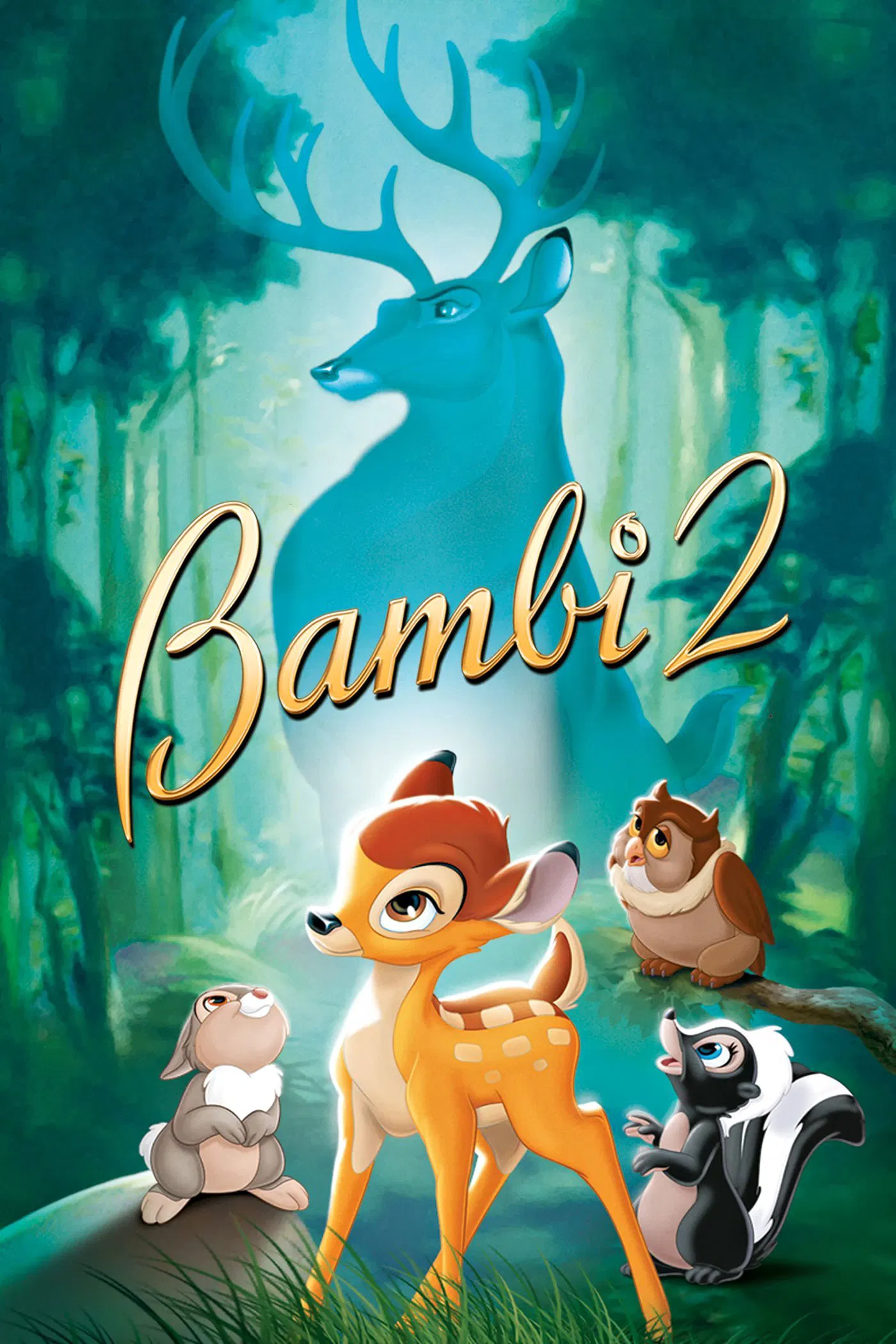 Poster chính thức của phim Phim Hoạt Hình, Phim Tâm Lý "Bambi II" (Bambi II - 2006), với sự tham gia của diễn viên Alexander Gould và Patrick Stewart.