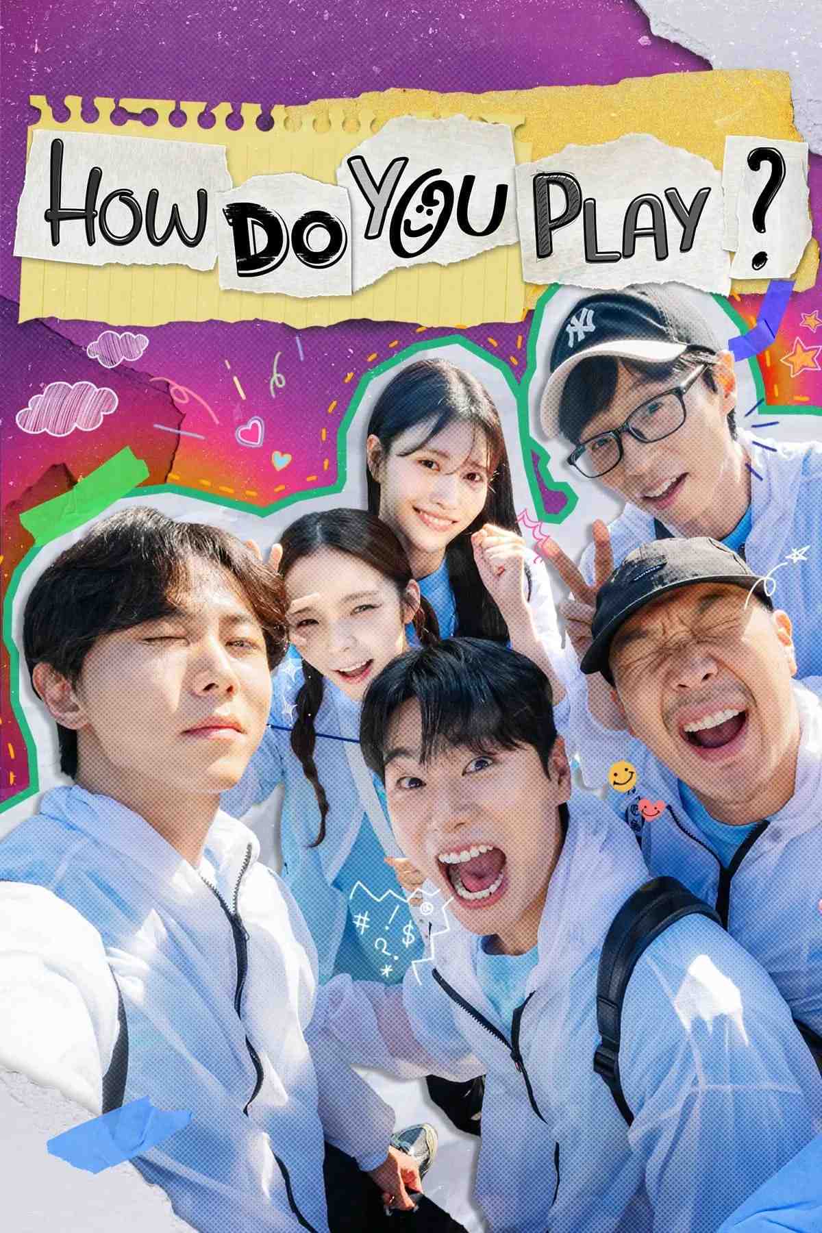 Poster chính thức của phim Truyền Hình Thực Tế, Phim Hài "Bạn Chơi Thế Nào? (Hangout With Yoo)" (How Do You Play? - 2019), với sự tham gia của diễn viên Yoo Jae-suk và Haha.
