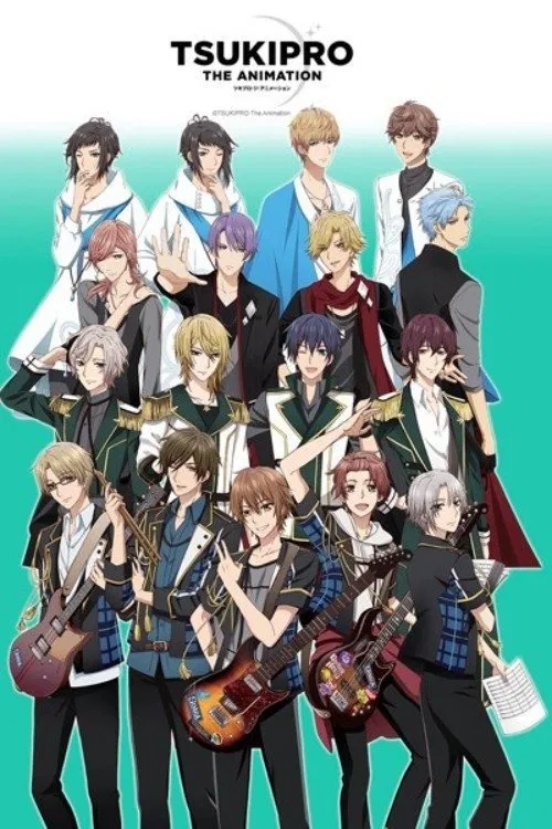 Poster chính thức của phim Phim Hoạt Hình, Phim Hài "Ban Nhạc TsukiPro" (TsukiPro the Animation - 2017).