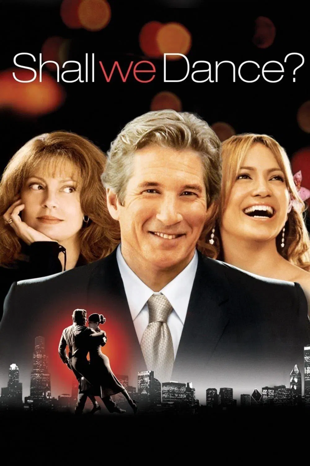 Poster chính thức của phim Phim Tâm Lý, Phim Tình Cảm "Bạn Nhảy" (Shall We Dance? - 2004), với sự tham gia của diễn viên Richard Gere và Jennifer Lopez.