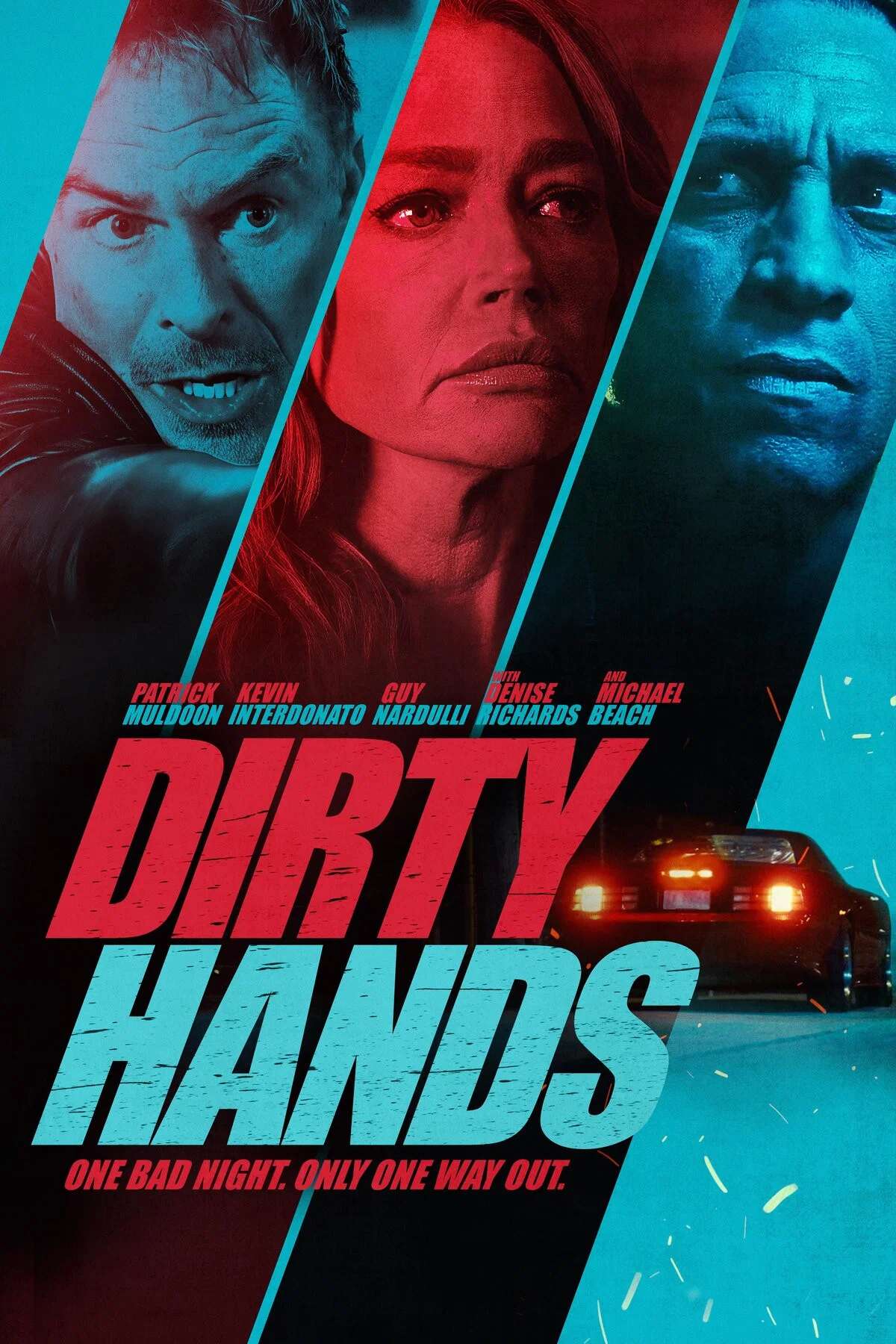 Poster chính thức của phim Phim Hành Động, Phim Giật Gân "Bàn tay bẩn" (Dirty Hands - 2026), với sự tham gia của diễn viên Patrick Muldoon và Kevin Interdonato.