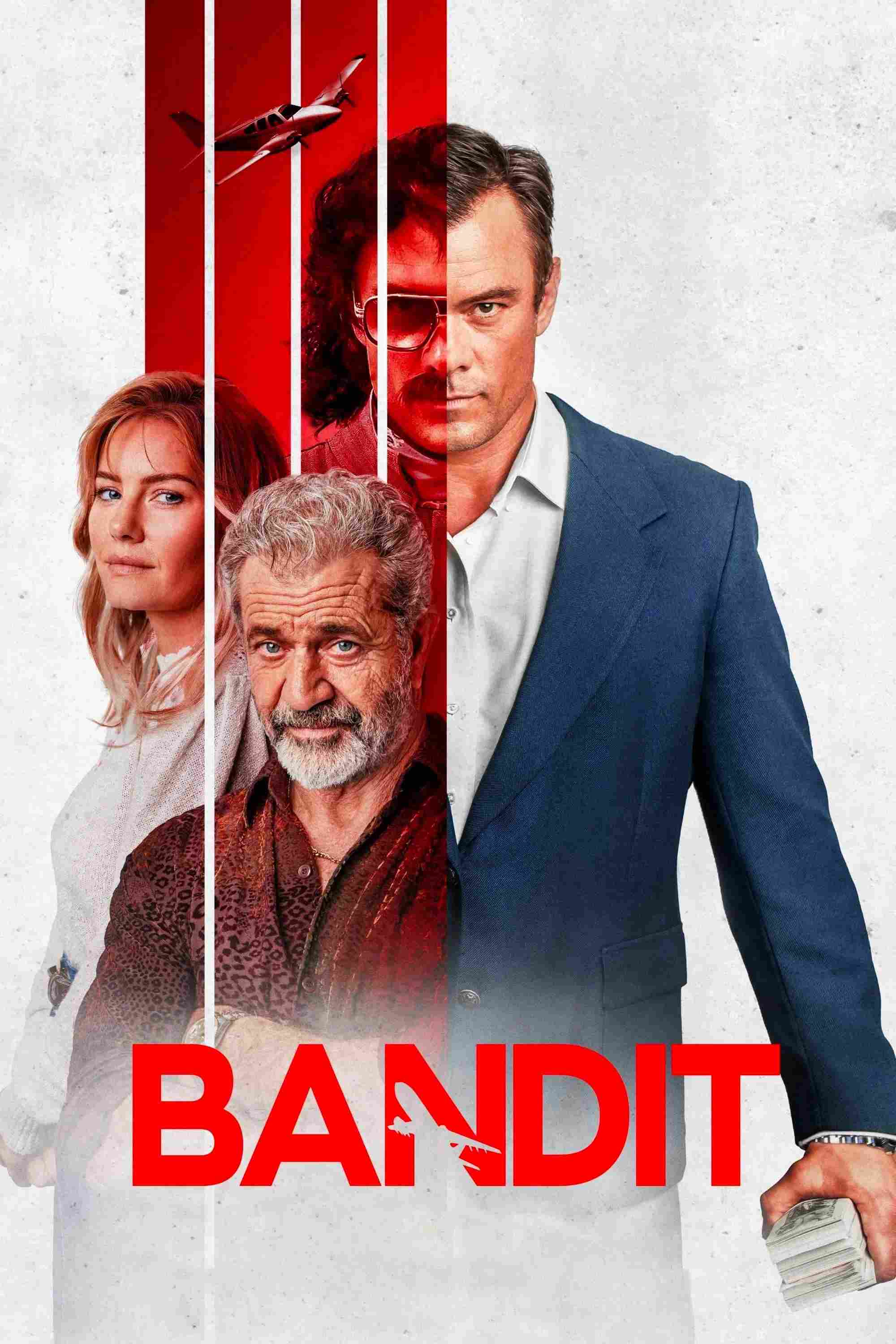 Poster chính thức của phim Phim Hình Sự, Phim Tâm Lý "Bandit" (Bandit - 2022), với sự tham gia của diễn viên Josh Duhamel và Elisha Cuthbert.