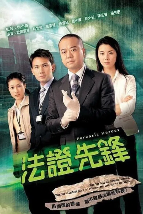 Poster chính thức của phim Phim Hình Sự, Phim Tâm Lý "Bằng Chứng Thép (Phần 1)" (Forensic Heroes - 2006), với sự tham gia của diễn viên Âu Dương Chấn Hoa và Mông Gia Tuệ.