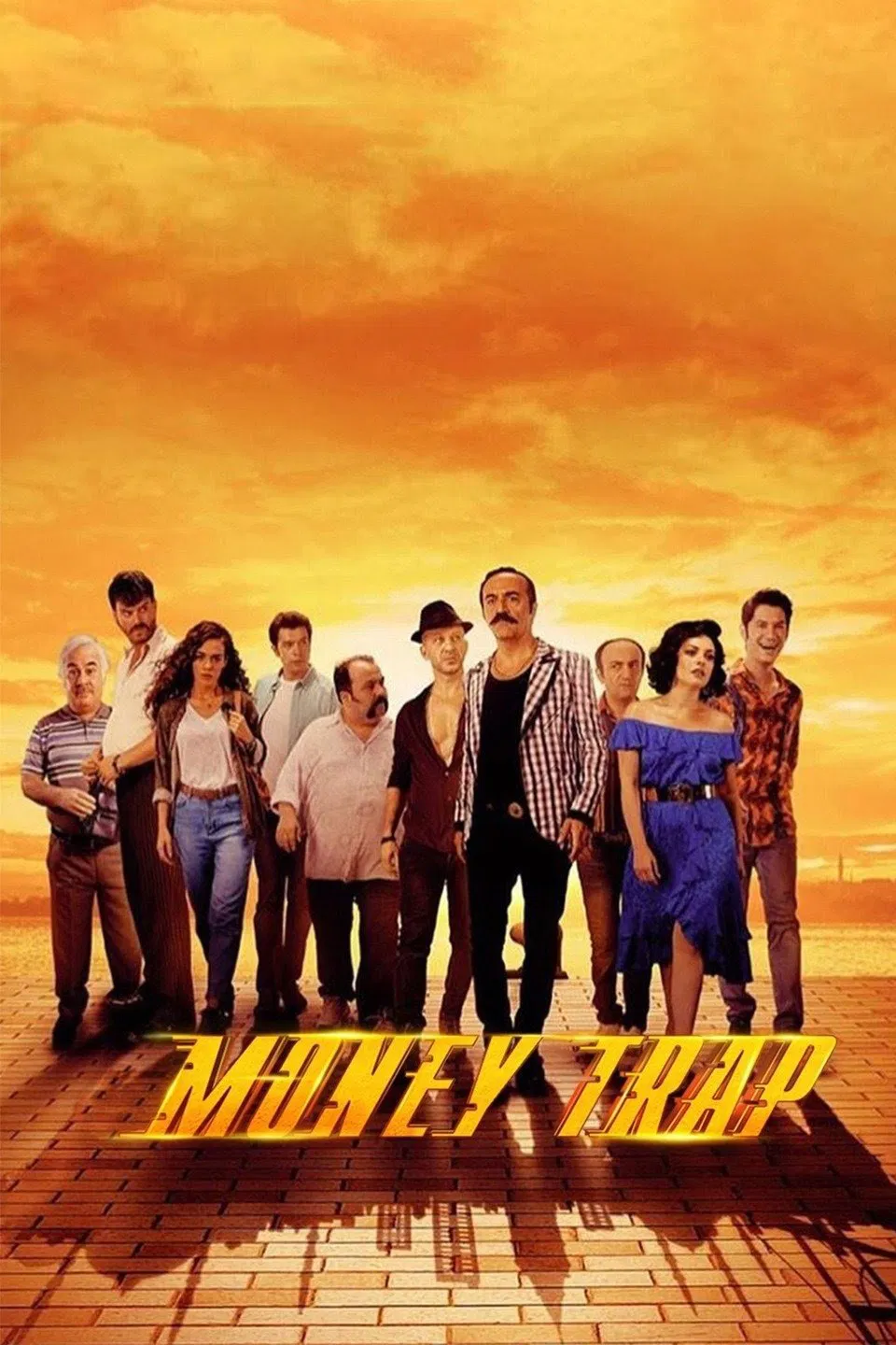 Poster chính thức của phim Phim Hài, Phim Hình Sự "Băng Đảng Kì Cục 2" (Money Trap - 2019), với sự tham gia của diễn viên Yılmaz Erdoğan và Kıvanç Tatlıtuğ.